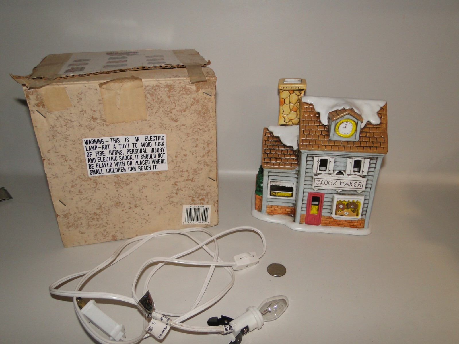 Lefton Colonial Village, Clock Maker, 1988, #06899, Byron Wood