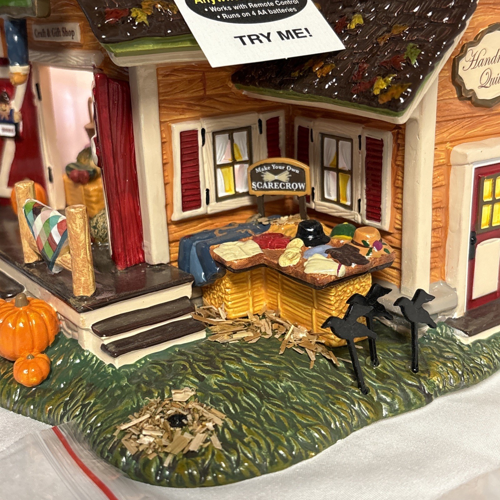 Dept 56 Snow Village Collection Scarecrow Harvest Festival Brand New Unused NIB