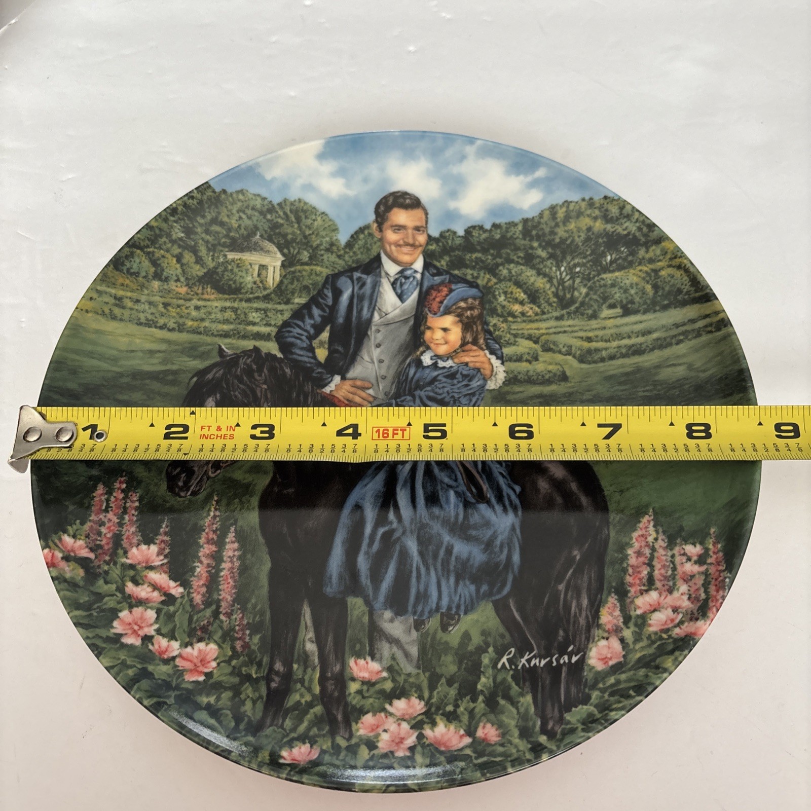 Vintage Knowles Gone With The Wind Bonnie And Rhett Collectors Plate Ltd Edition