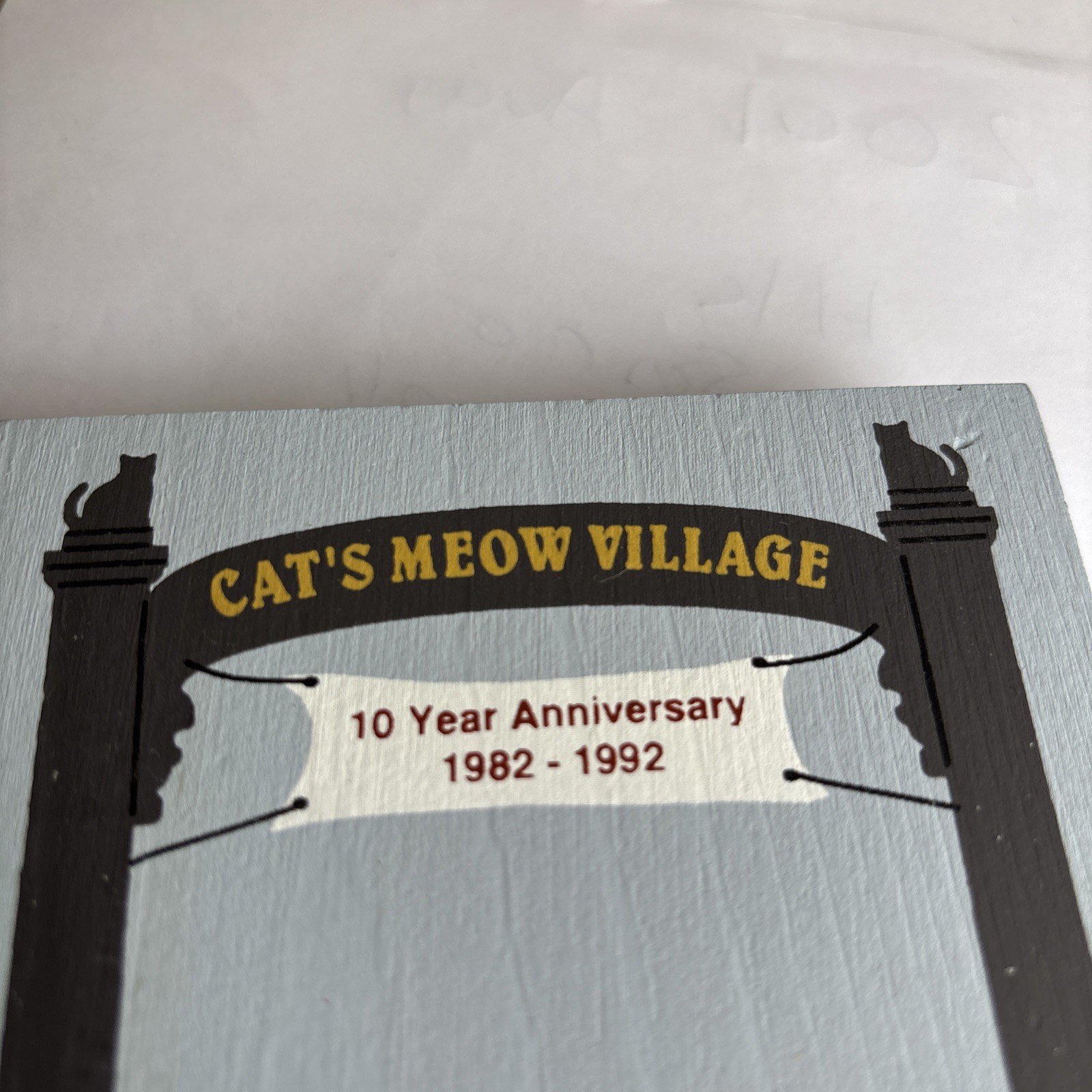 3 The Cat’s Meow 10 Years Signers Declaration 5 Years Wood Used Shelf Sitters