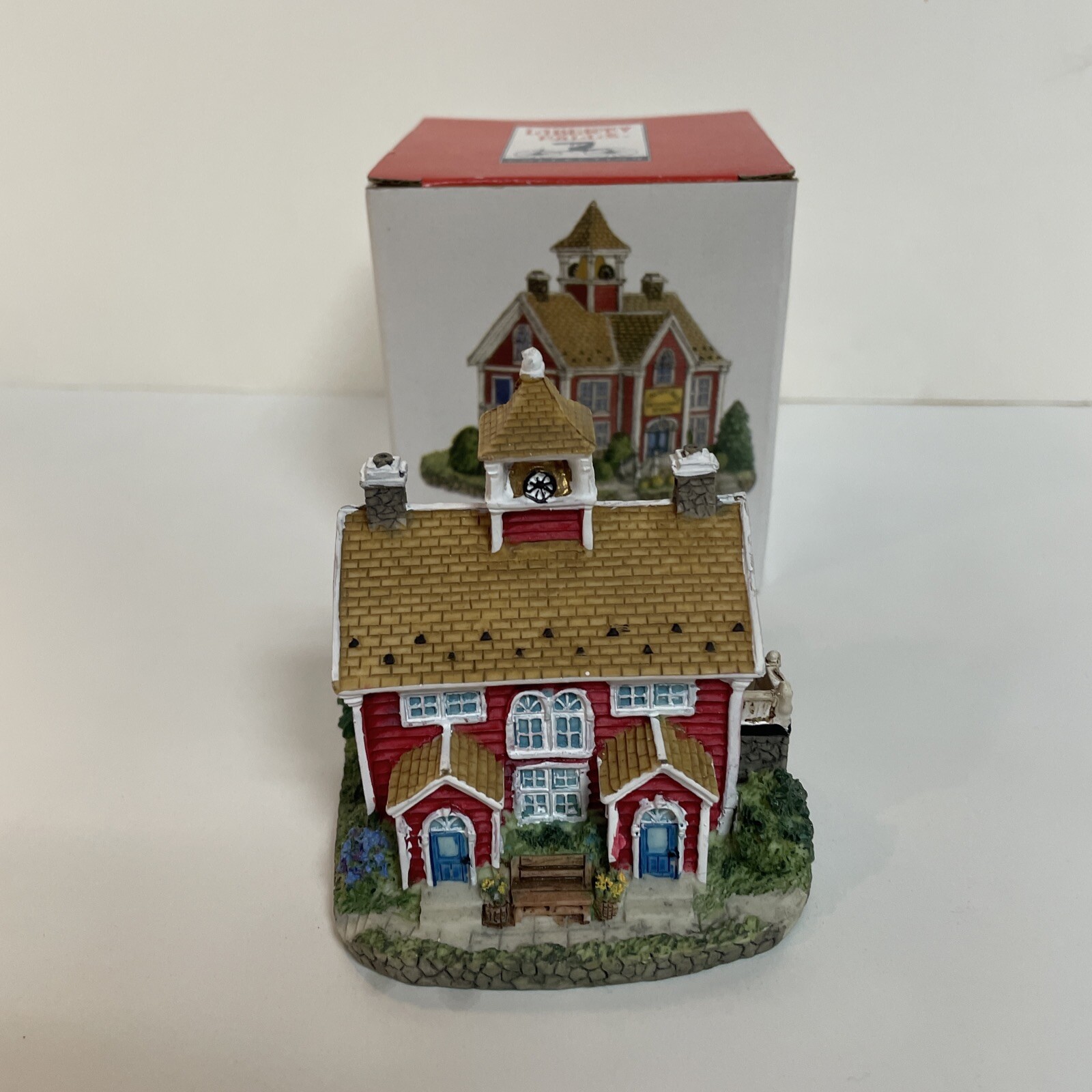 Liberty Falls Red Secondary School 1998 Collection AH158 3 5/8″ Tall Building