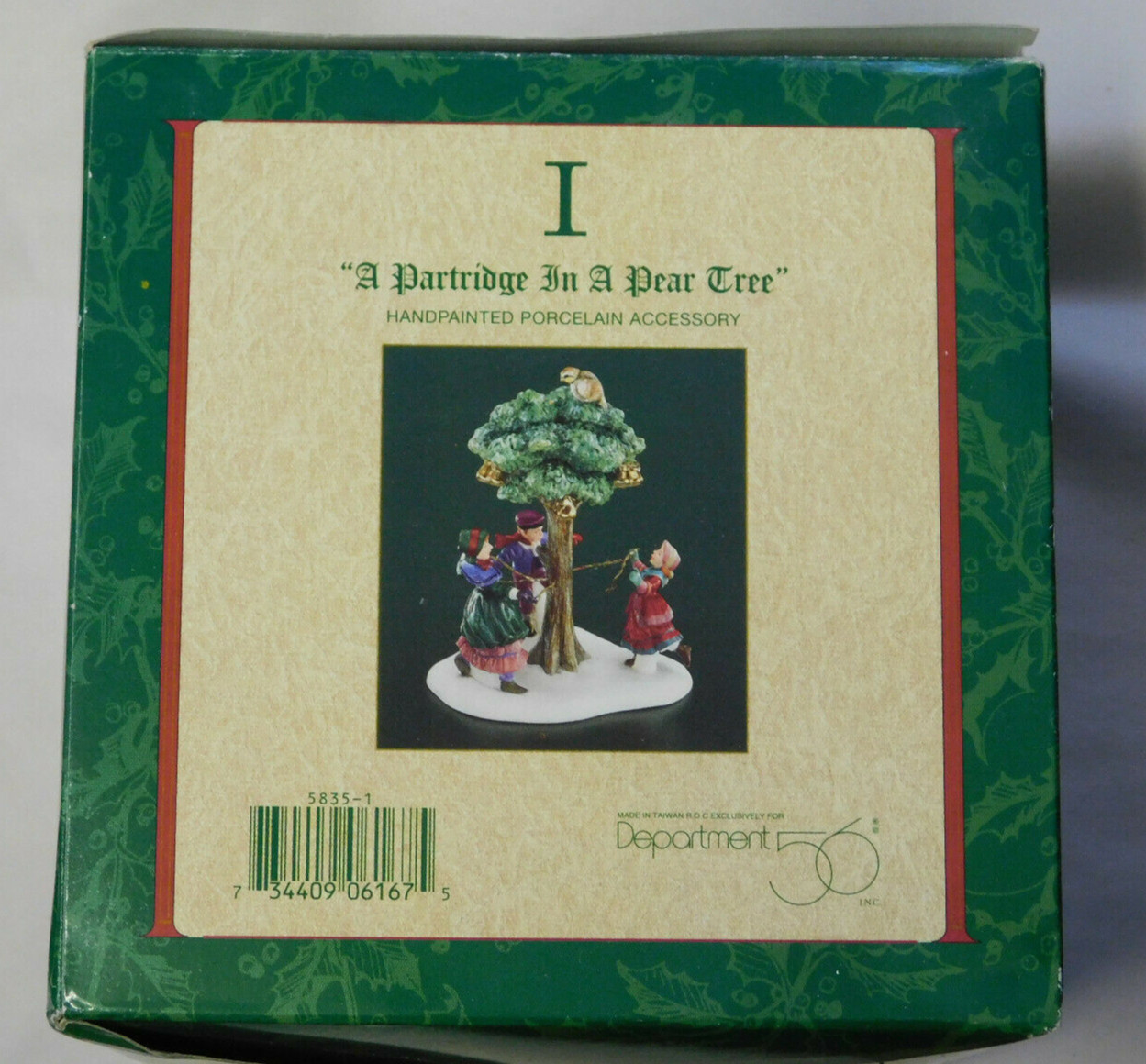 Dept 56 Twelve Days Dickens’ Village Partridge Pear Tree, I, 5835-1, in Box