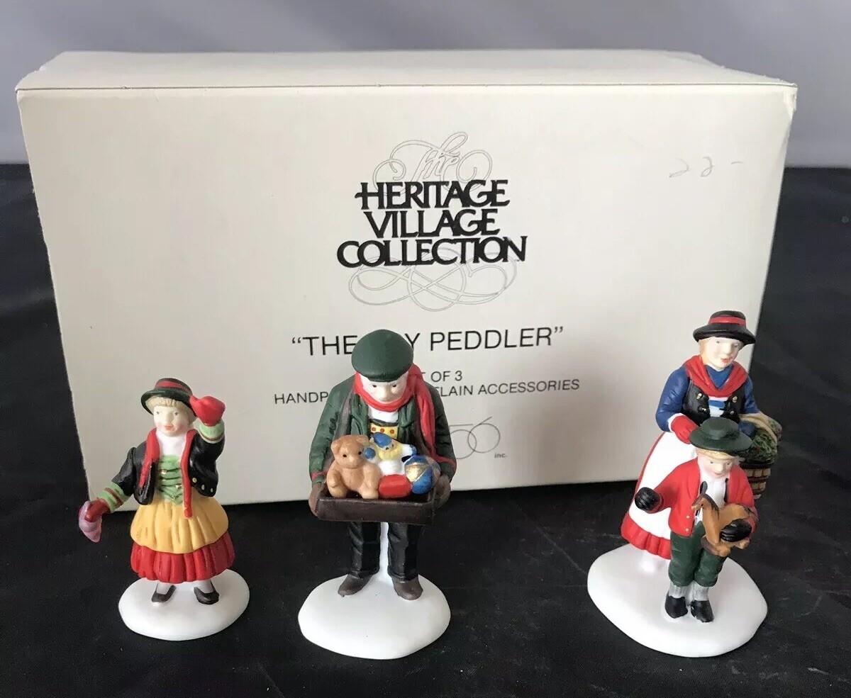 Dept 56 Heritage Village – The Toy Peddler- In Box