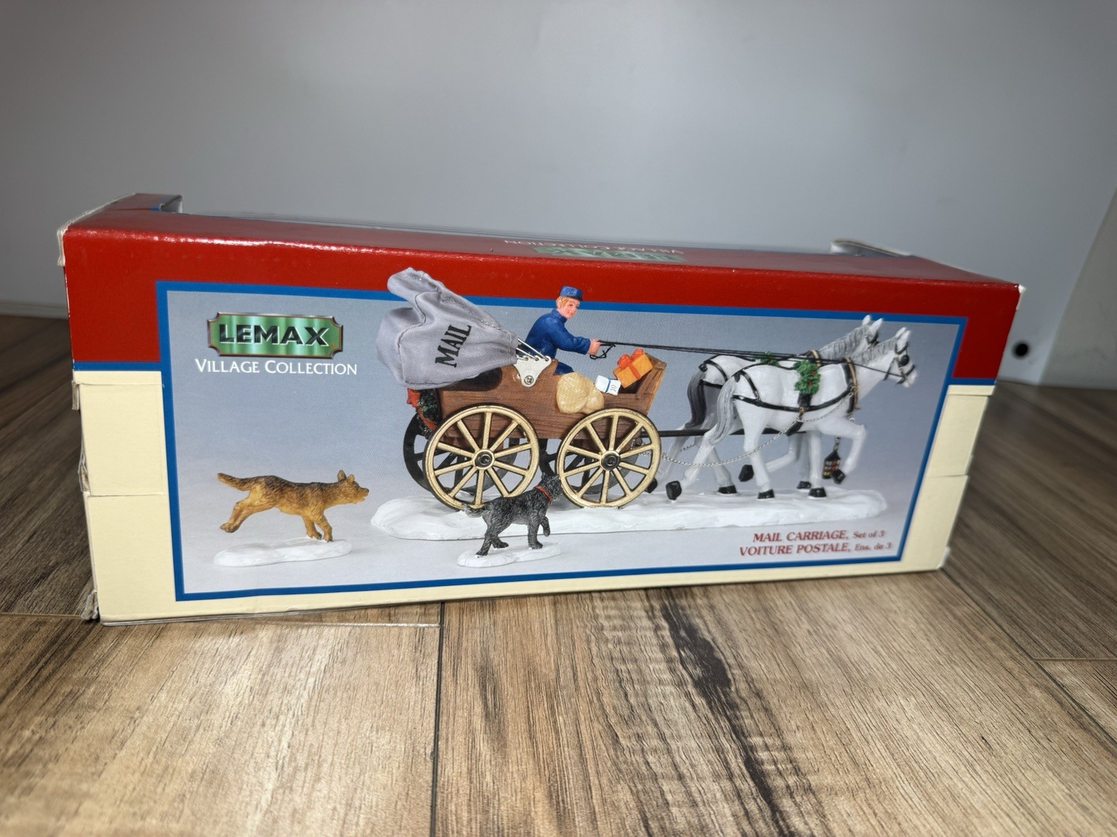 Lemax Mail Carriage 43449 Village Collection 2004 Horse Drawn Wagon RETIRED
