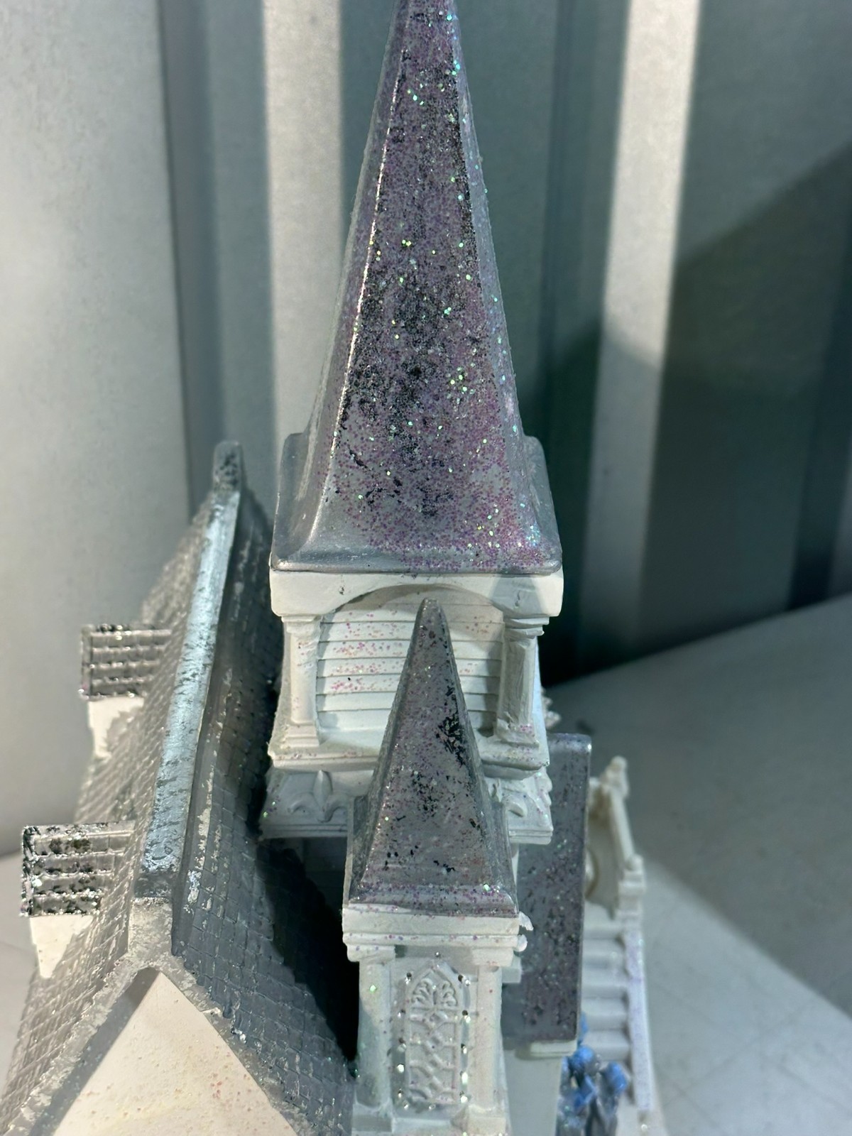 Season of Glory Fiber Optic Lighted Church Christmas Village Nativity Boxed