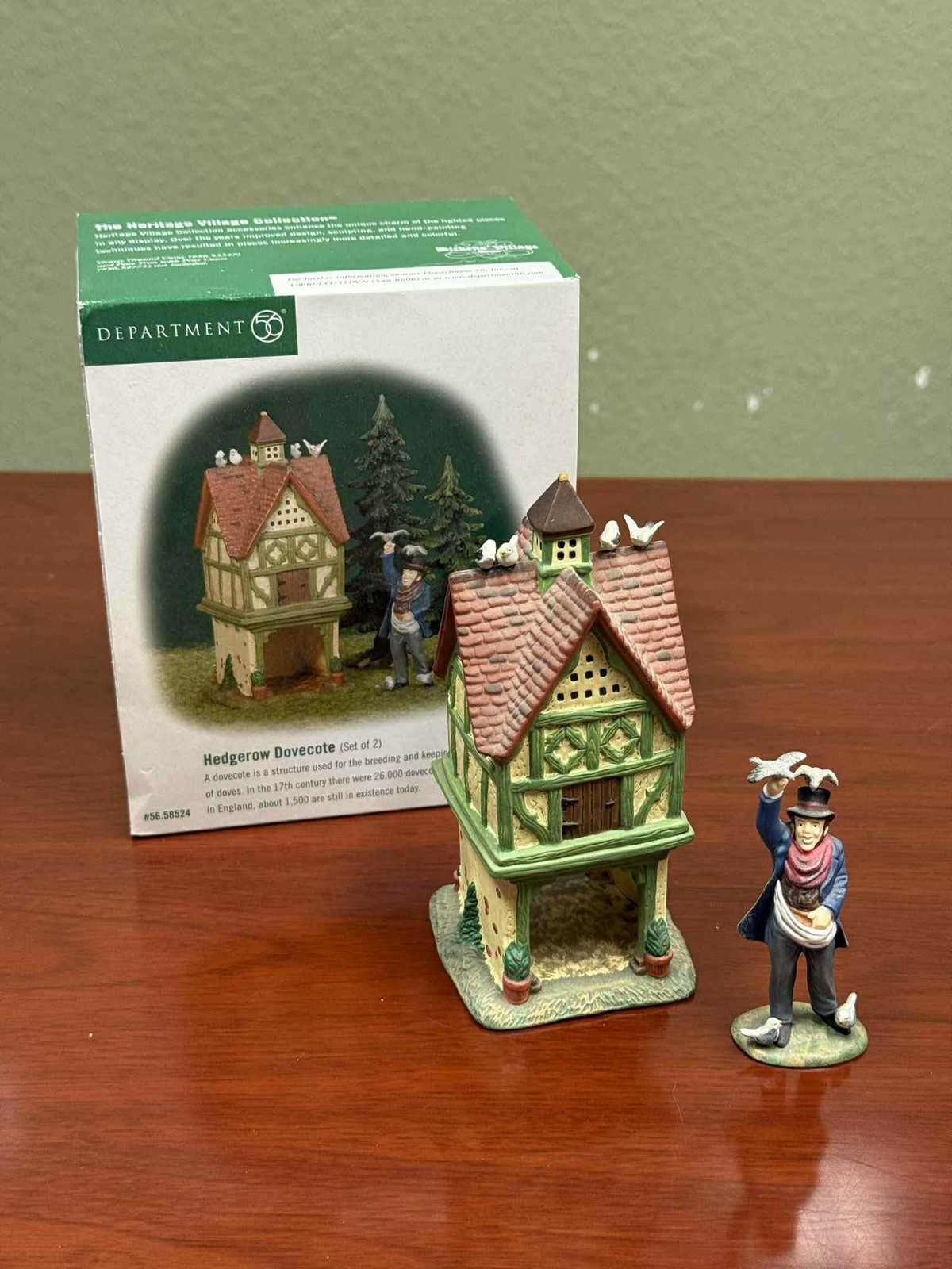 Department 56 Hedgerow Dovecote Village Building Figurine Set With Box Heritage