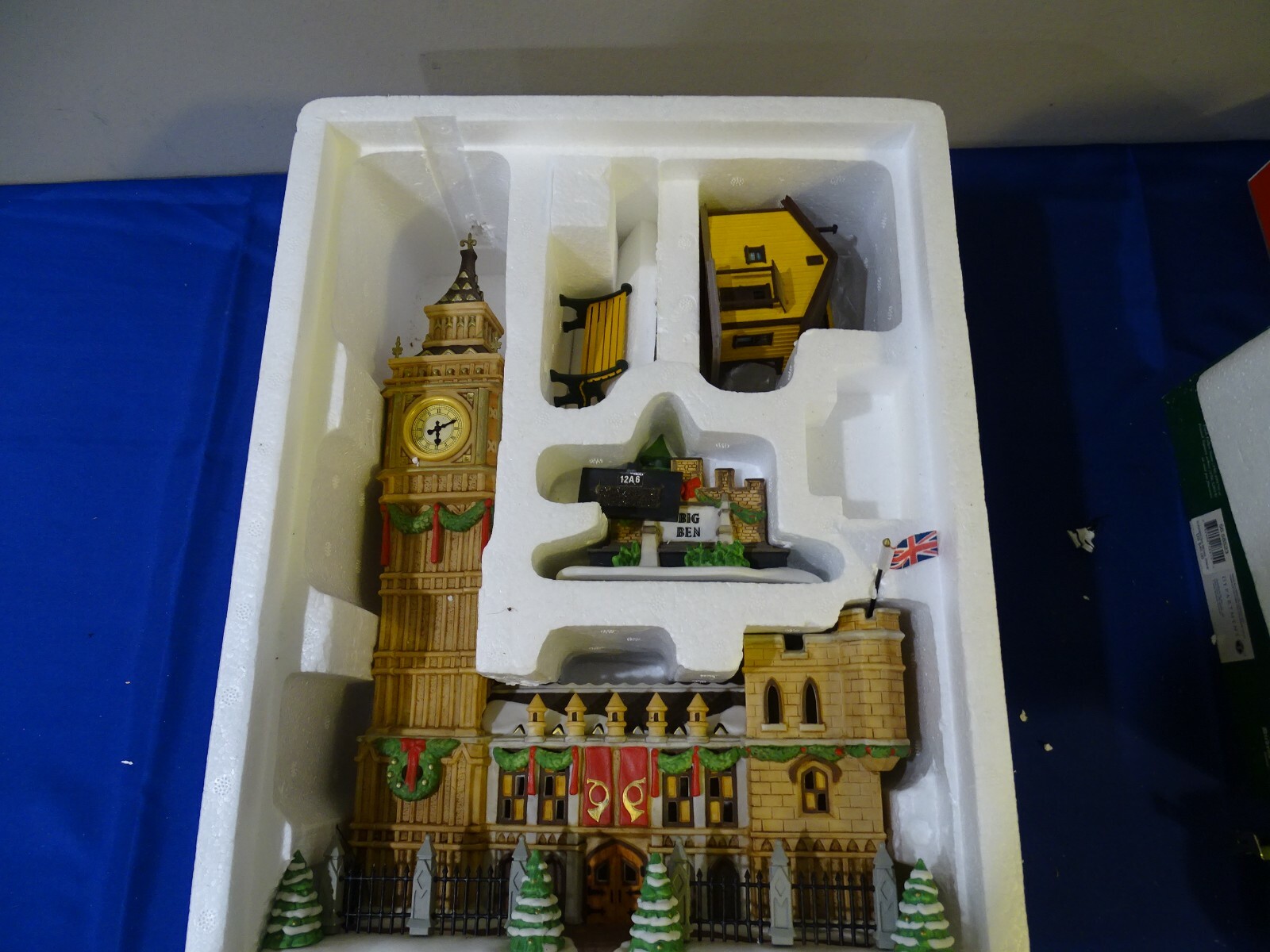Dept. 56 Dickens Village Big Ben Clock Lighted Building NIB u730 K2