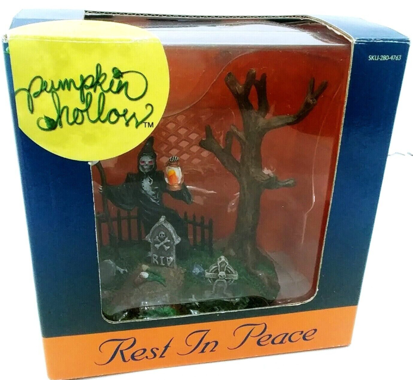 Lemax Spooky Town REST IN PEACE Halloween Decoration Skeleton 63555 Retired