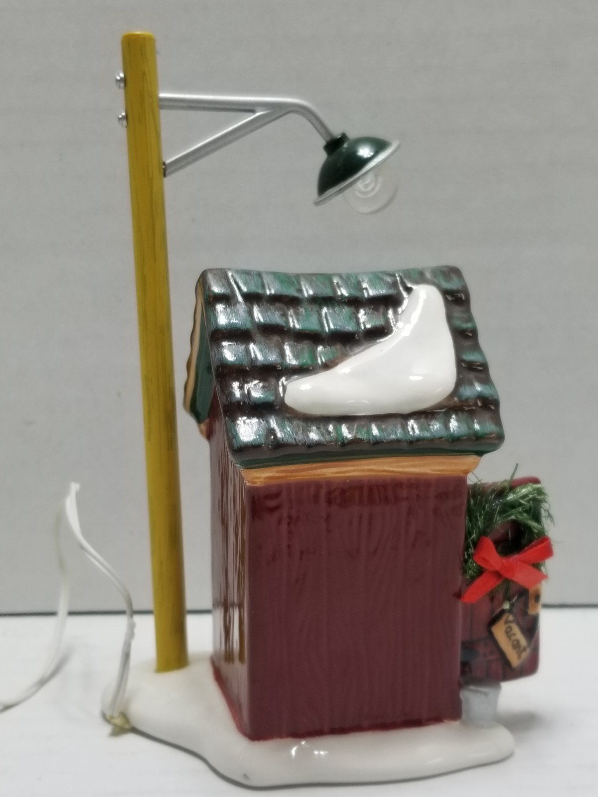 Dept 56 The Original Snow Village Backwoods Outhouse Accessory 1999 *As Is*