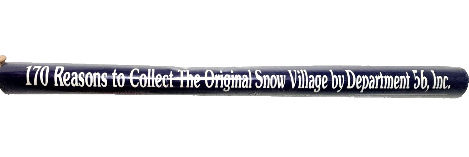 Dept 56 Poster 170 Reasons to Collect Snow Village 1976–1994 Display Art