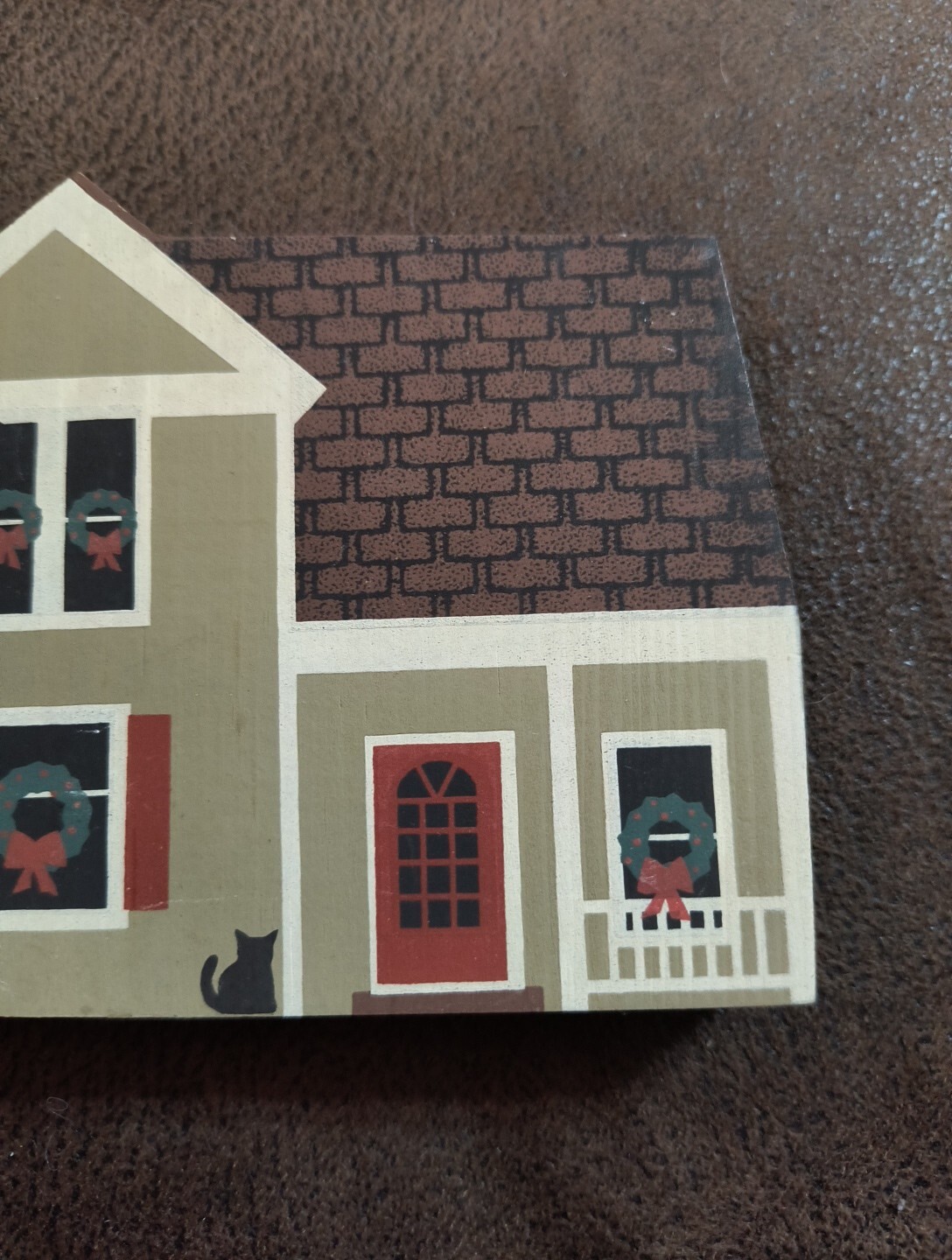 OLMSTEAD HOUSE OHIO WESTERN RESERVE CHRISTMAS CAT’S MEOW VILLAGE 1985 SIGNED