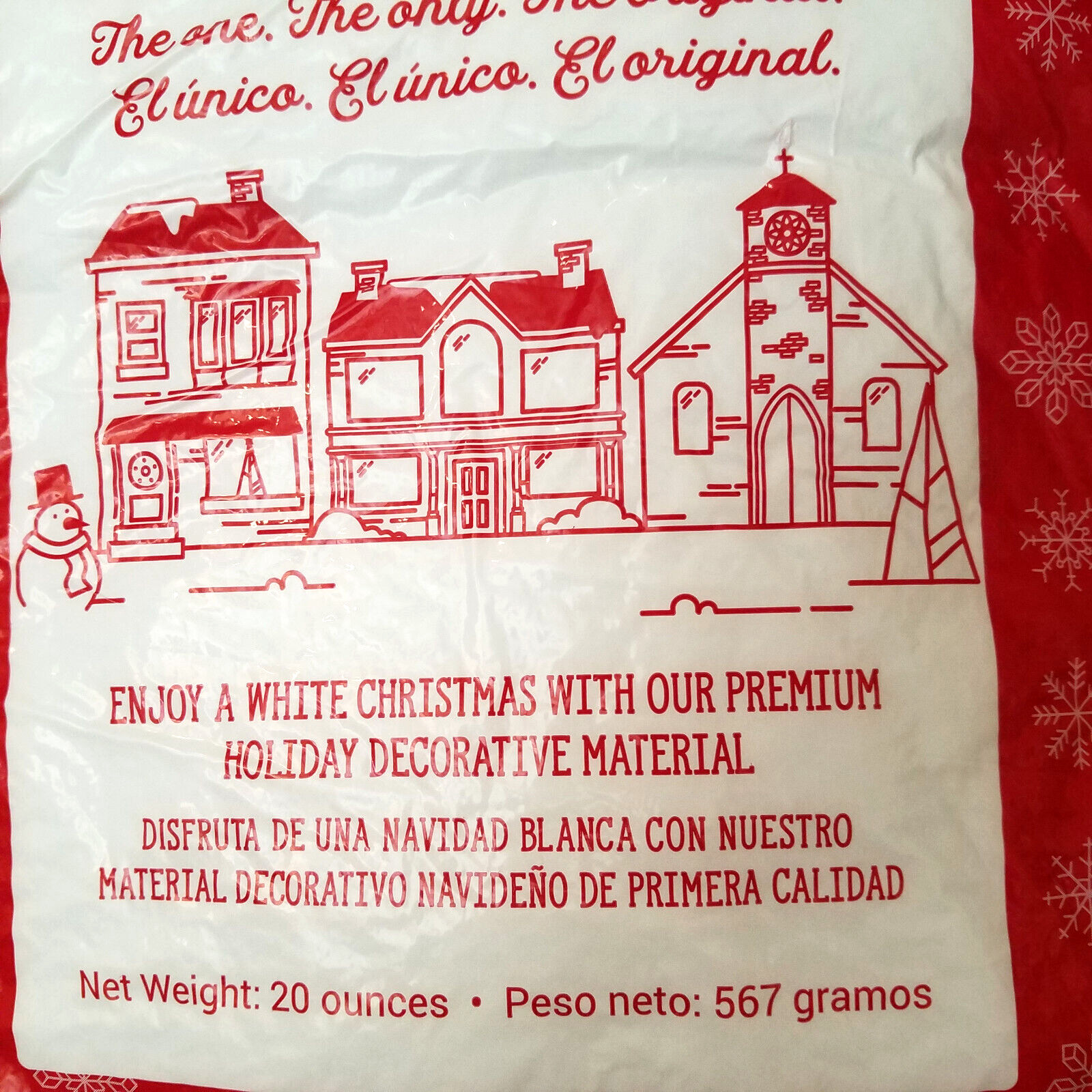 Buffalo Snow Original Indoor Snow #16343 Decorative Material 20oz Value Size
