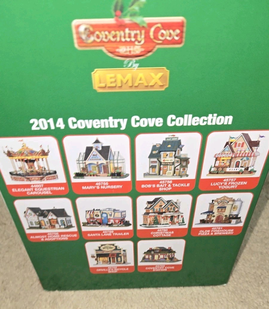 NEW COVENTRY COVE by Lemax MARY’S NURSERY 2014 Collection 45755 LIGHTED BUILDING
