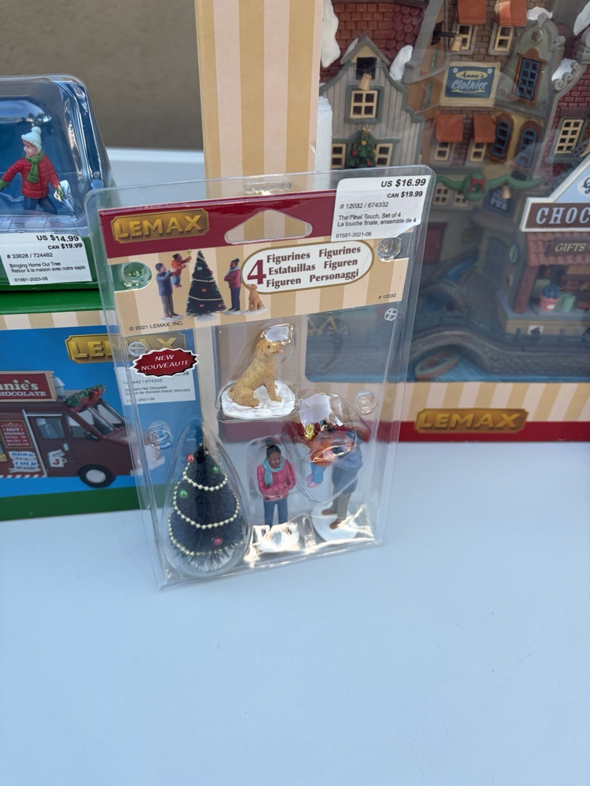 7x Lemax General Products Christmas Village Brand New Lot