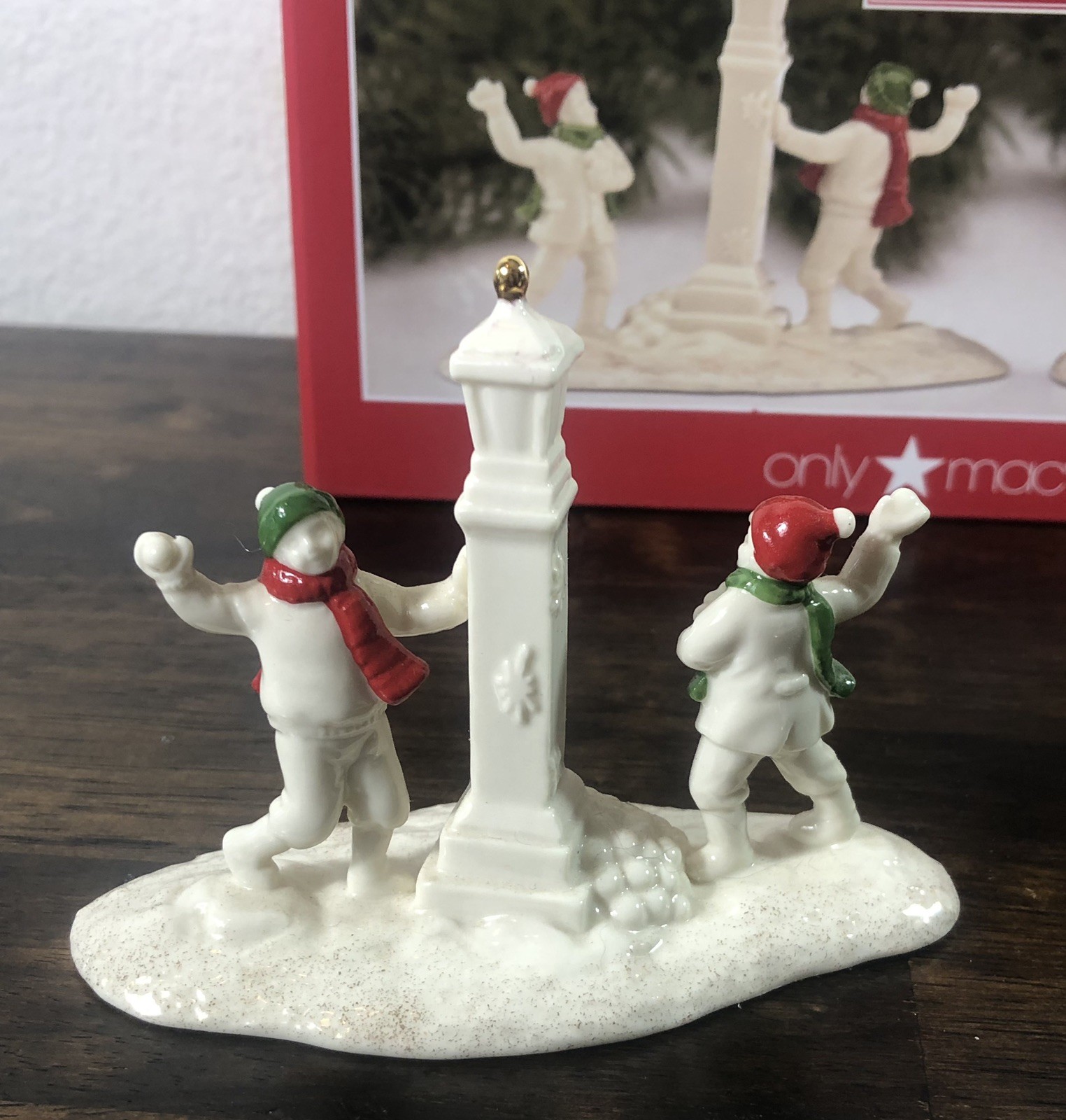Lenox Mistletoe Park SNOW DAY Village Treasures Collection, Boxed, 2017 #870672
