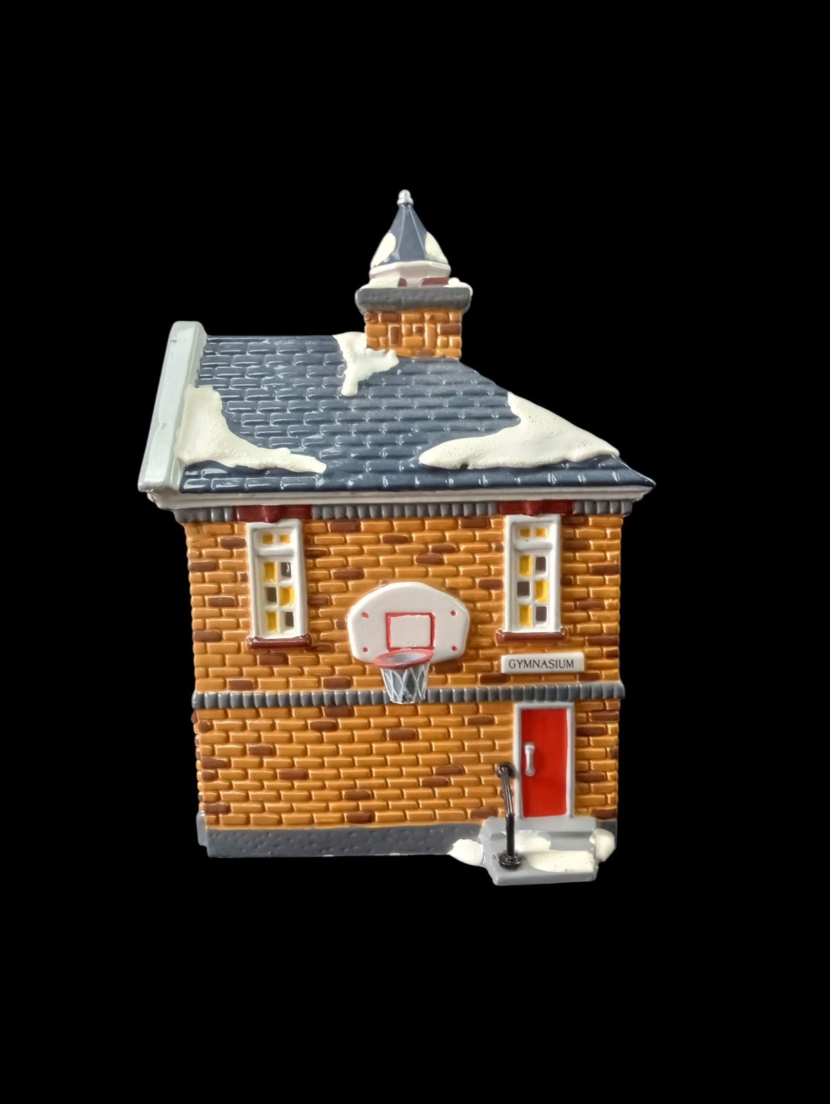 Dept. 56 Snow Village Christmas Lake High School 54881 Handpainted Accessory