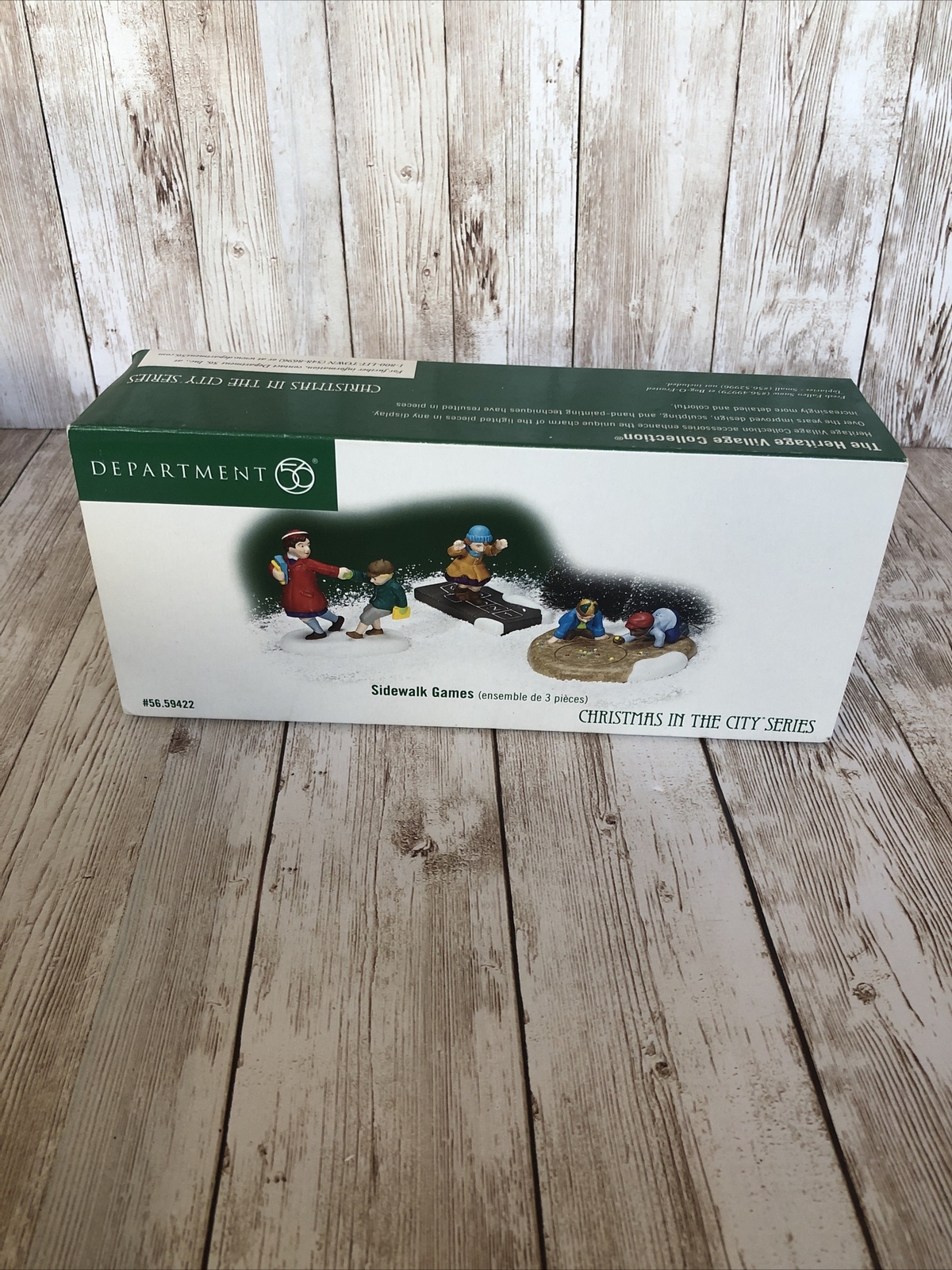 Dept 56 Sidewalk Games Set Of 3 #59422