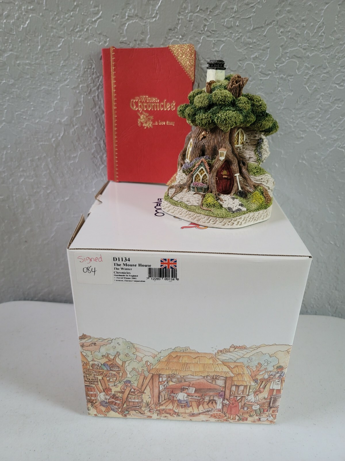 David Winter “The Mouse House” LE #084 Winter Chronicles Signed by David Winter