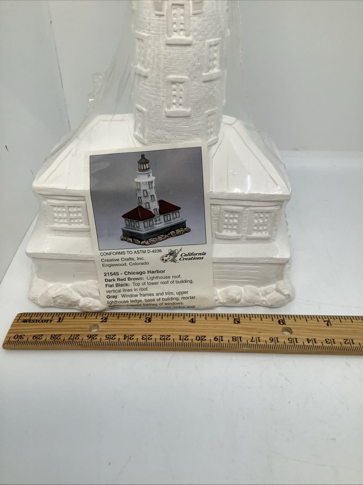 Creative Crafts California Creations 21545 Chicago Harbor Lighthouse