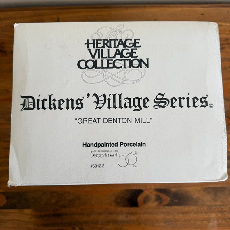 Dept 56 Dickens Village Series 1993 Great Denton Mill 5812-2