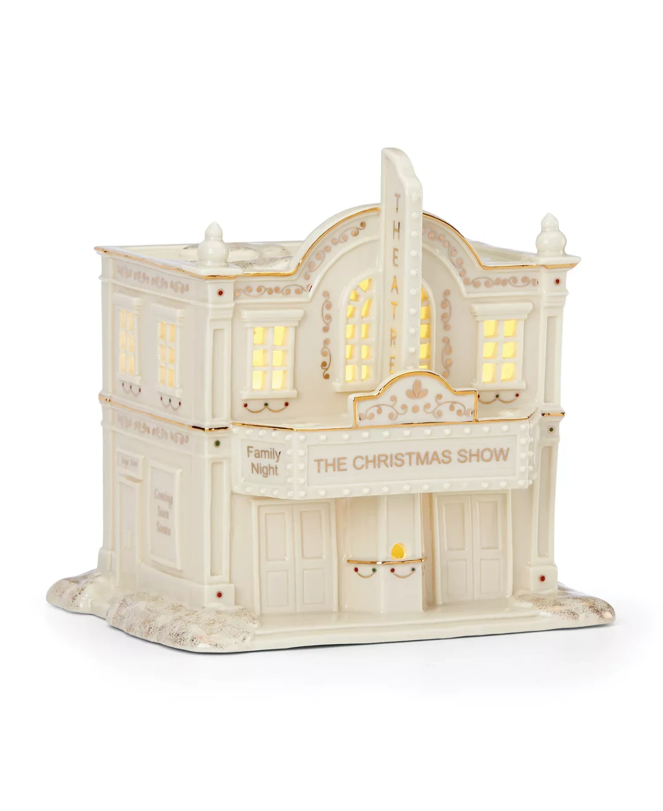 Lenox Mistletoe Park Series – County Theater – New in Box