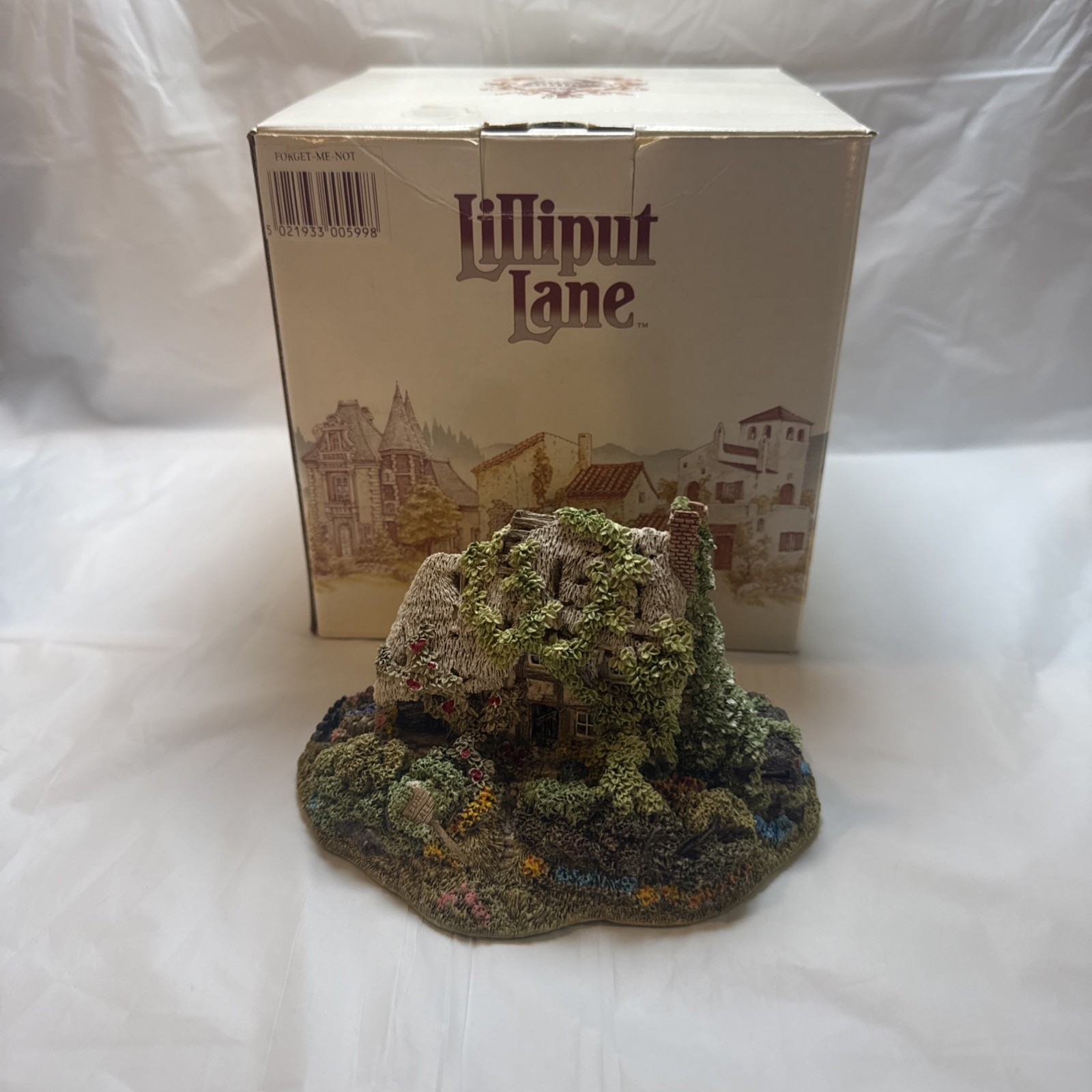 1992 Lilliput Lane Forget Me Not Cottage Collectors Club Special 1992/93 W/Box
