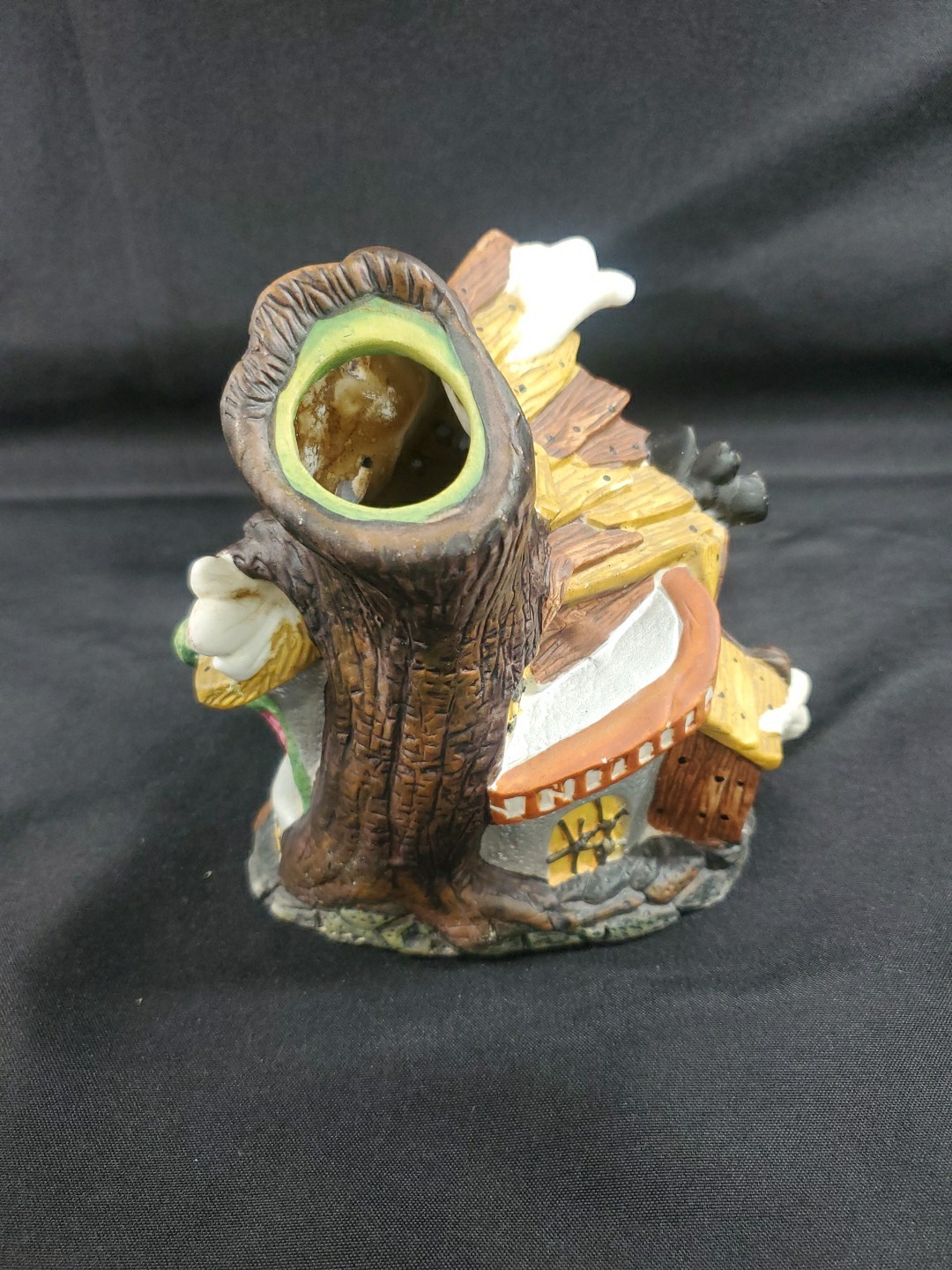 1998 Spooky Hollow Phantom’s Opera House 6″ Porcelain Halloween House No Light