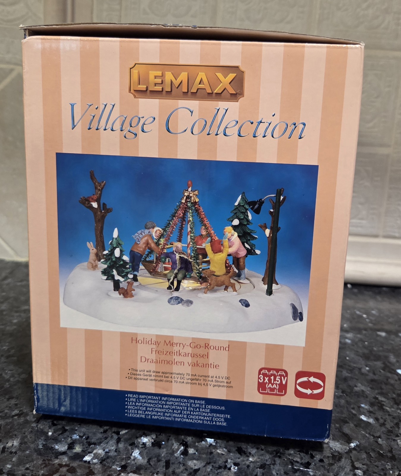 Lemax~14340~Lighted Animated Winter Playground Village Collection~Retired