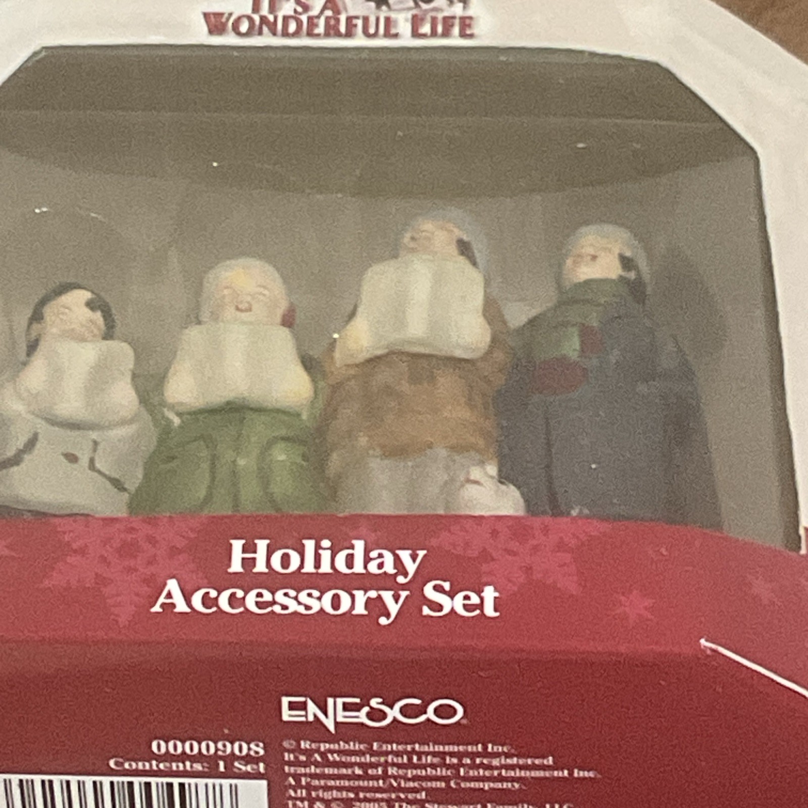 It’s a Wonderful Life Carolers Holiday Accessory Set 2005 Enesco NIB NEW