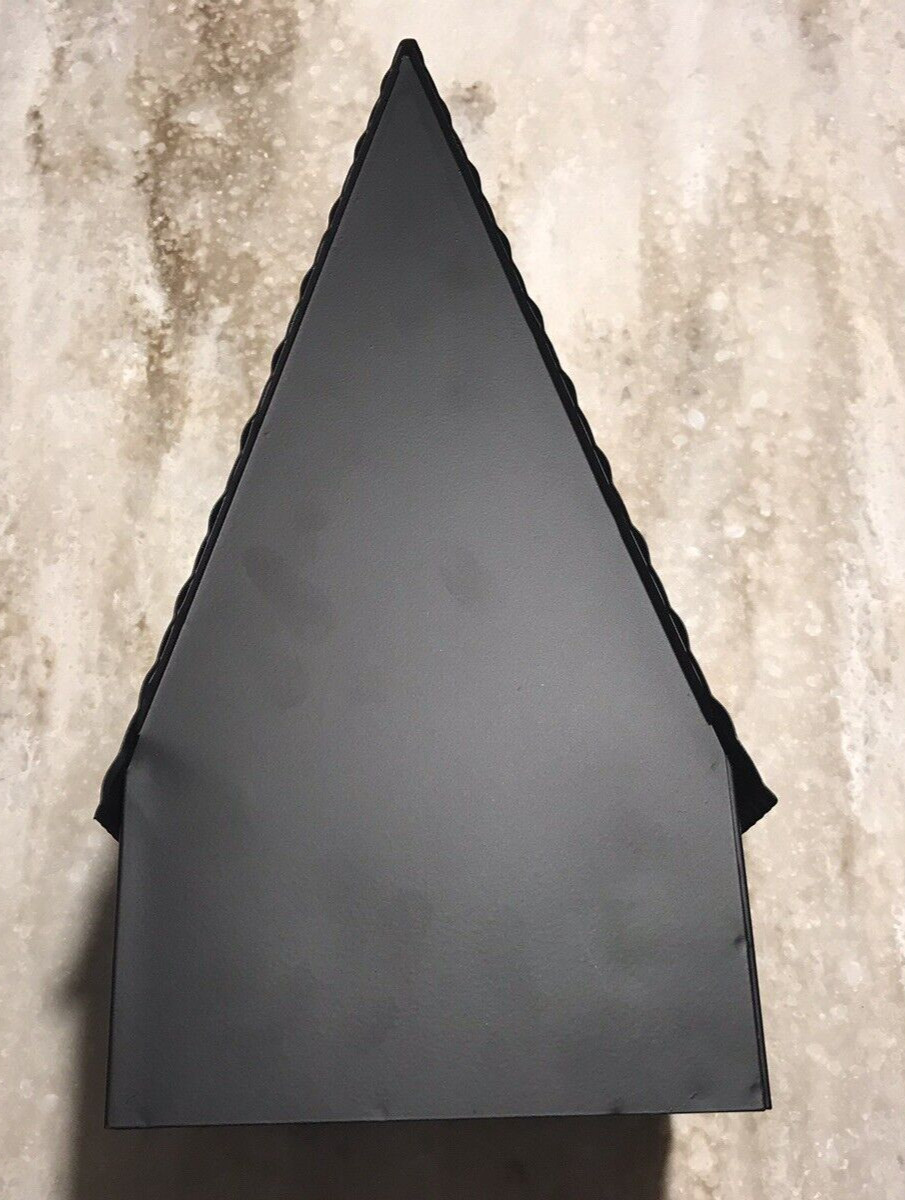 Halloween Fall Harvest Metal Black Lighted Cabin Holiday Home Mantel Decor New