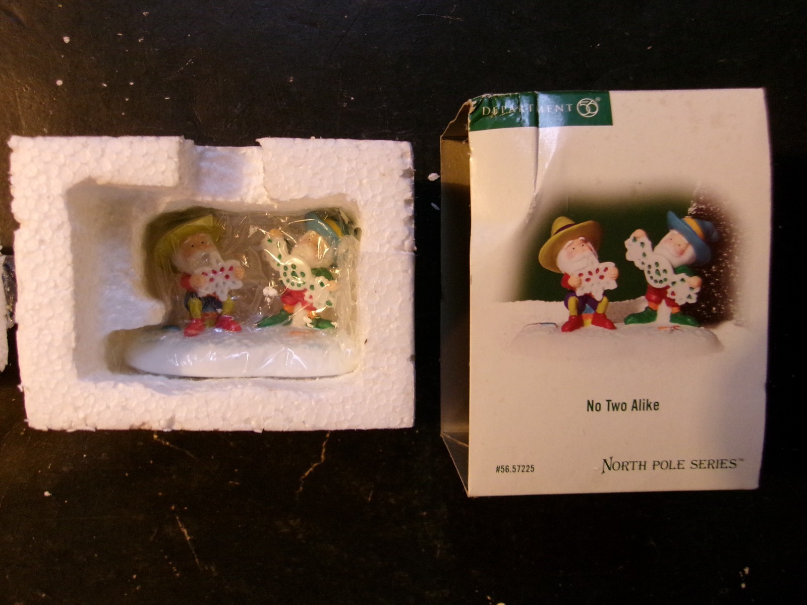 Dept 56 No Two Alike North Pole Snow Village Series #57225 2006 Snowflake Elves
