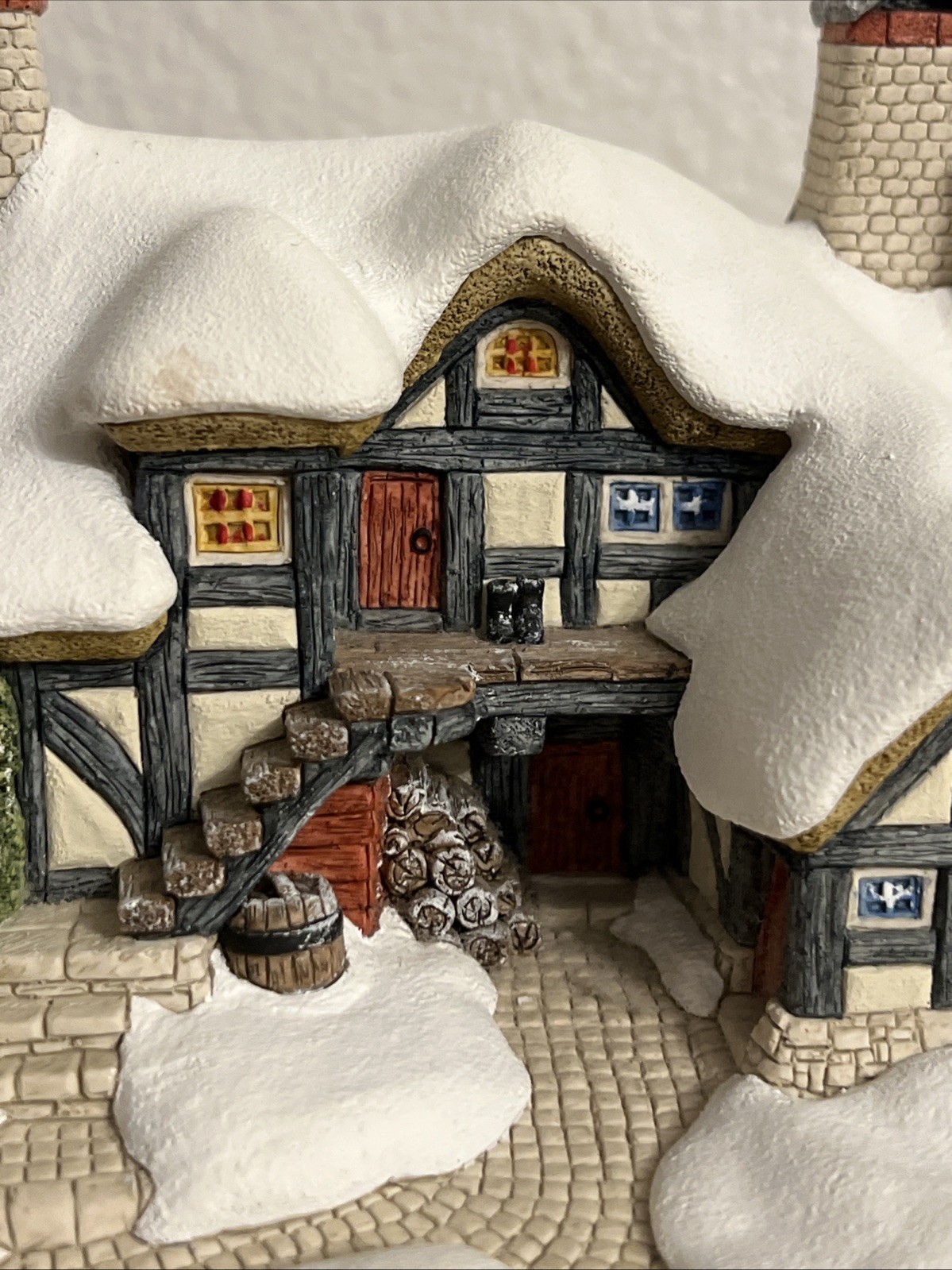 Let It Snow David Winters Cottage Collectors Resin FDW 66 Made In England #1