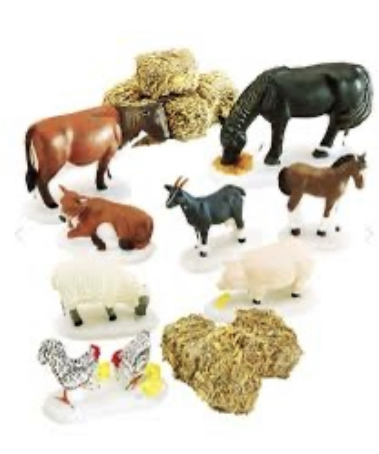 Department 56 Heritage Village Collection Farm Animals Set Of 8 56588
