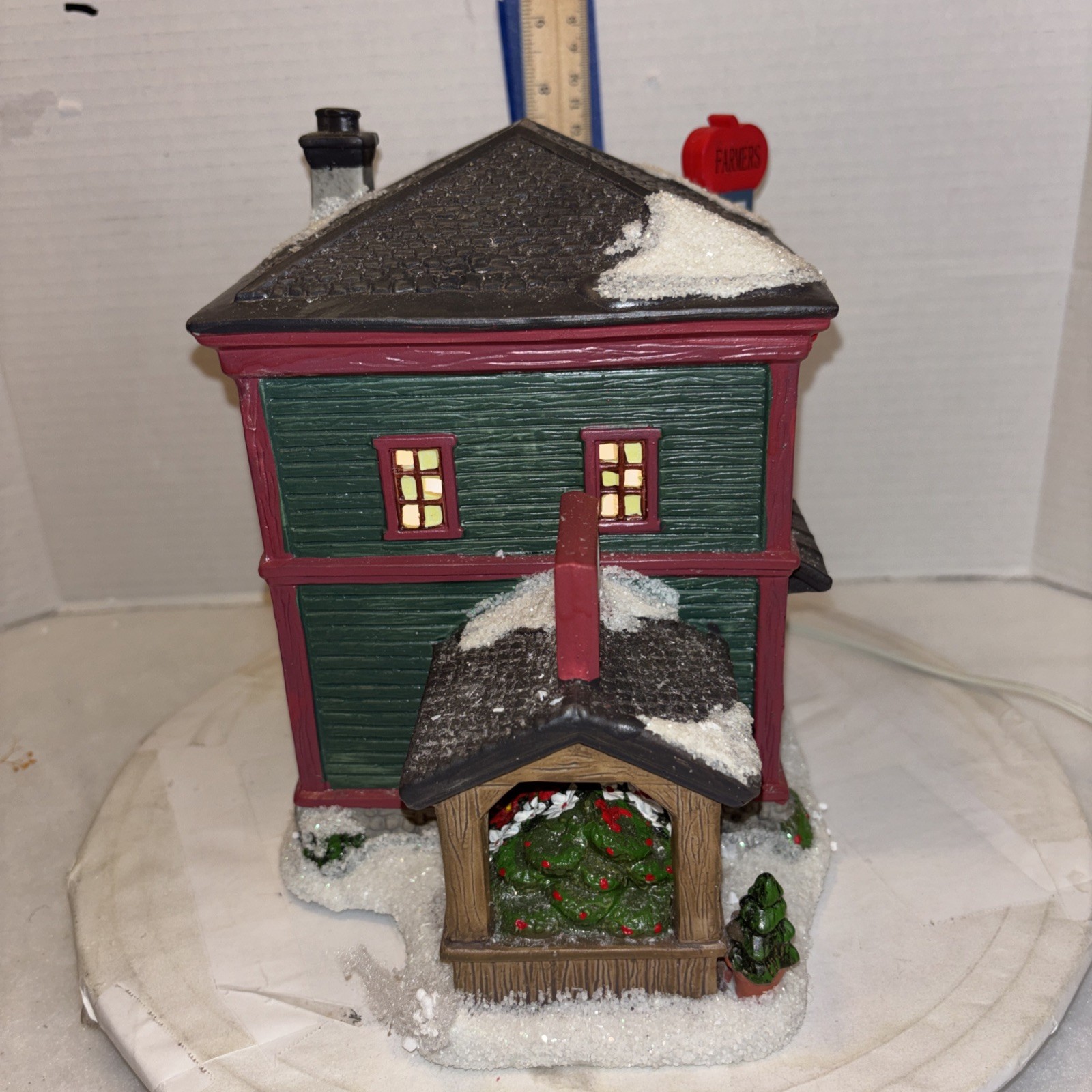 Farmers Market Village St Nicholas Christmas Collection Farm Illuminated