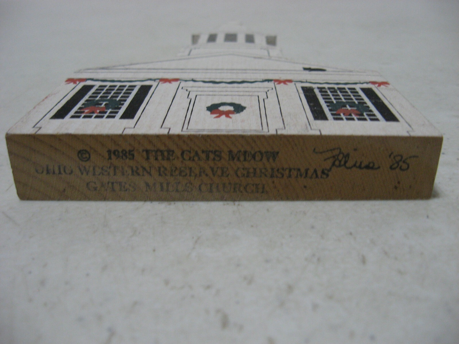 1985 The Cats Meow Gates Mills Church Ohio Western Reserve Christmas