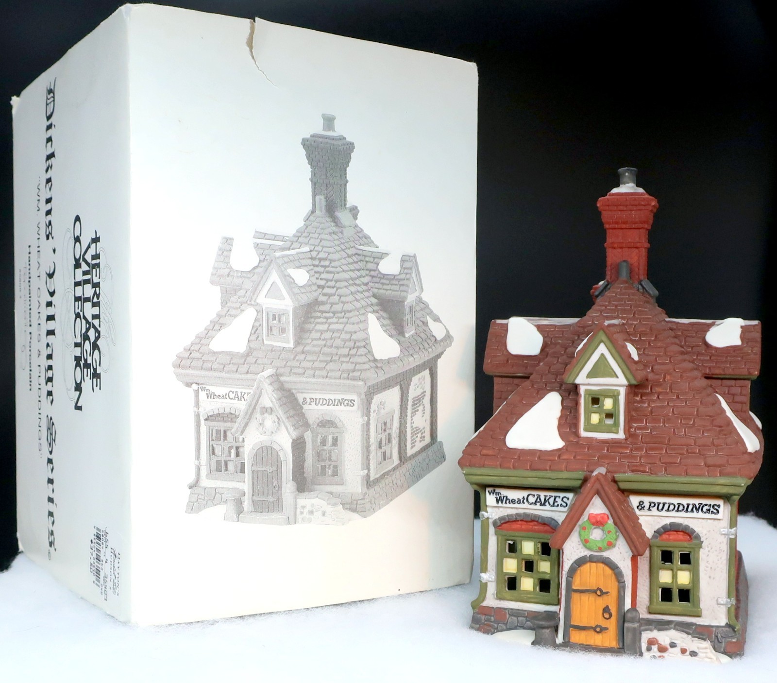 Dept. 56 Heritage Village “W.M. Wheat Cakes & Puddings” – Dickens’ Series 58087