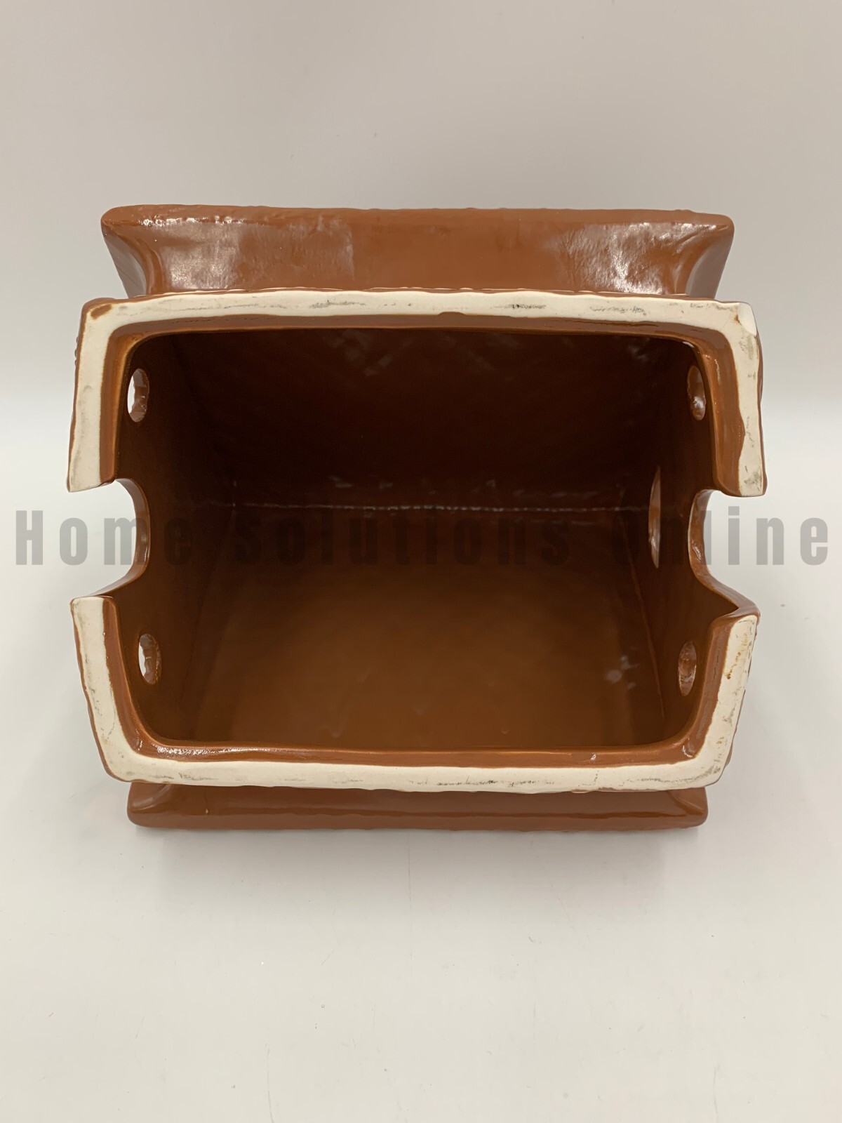 Pottery Barn Handcrafted Gingerbread Village House Brown Medium 7.5″ H #X1302