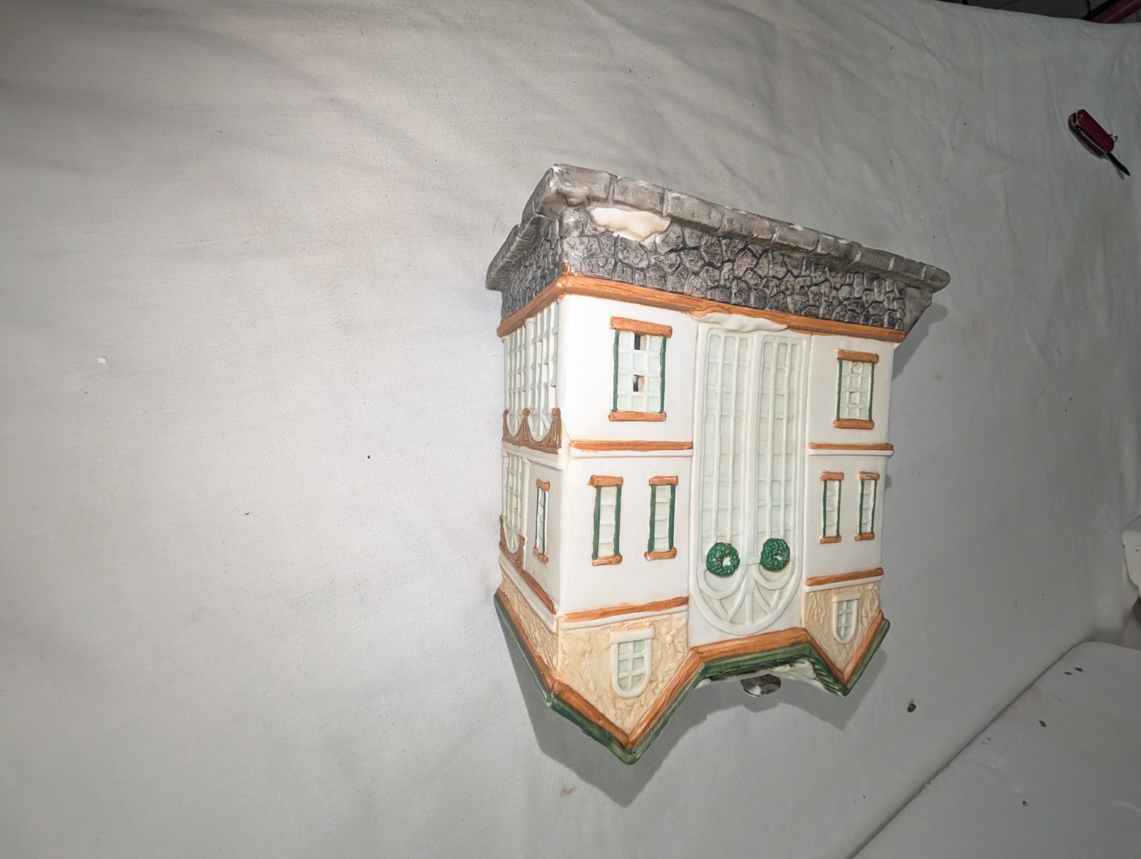 Traditions 39 Piece Porcelain Victorian Village Illuminated Christmas Set