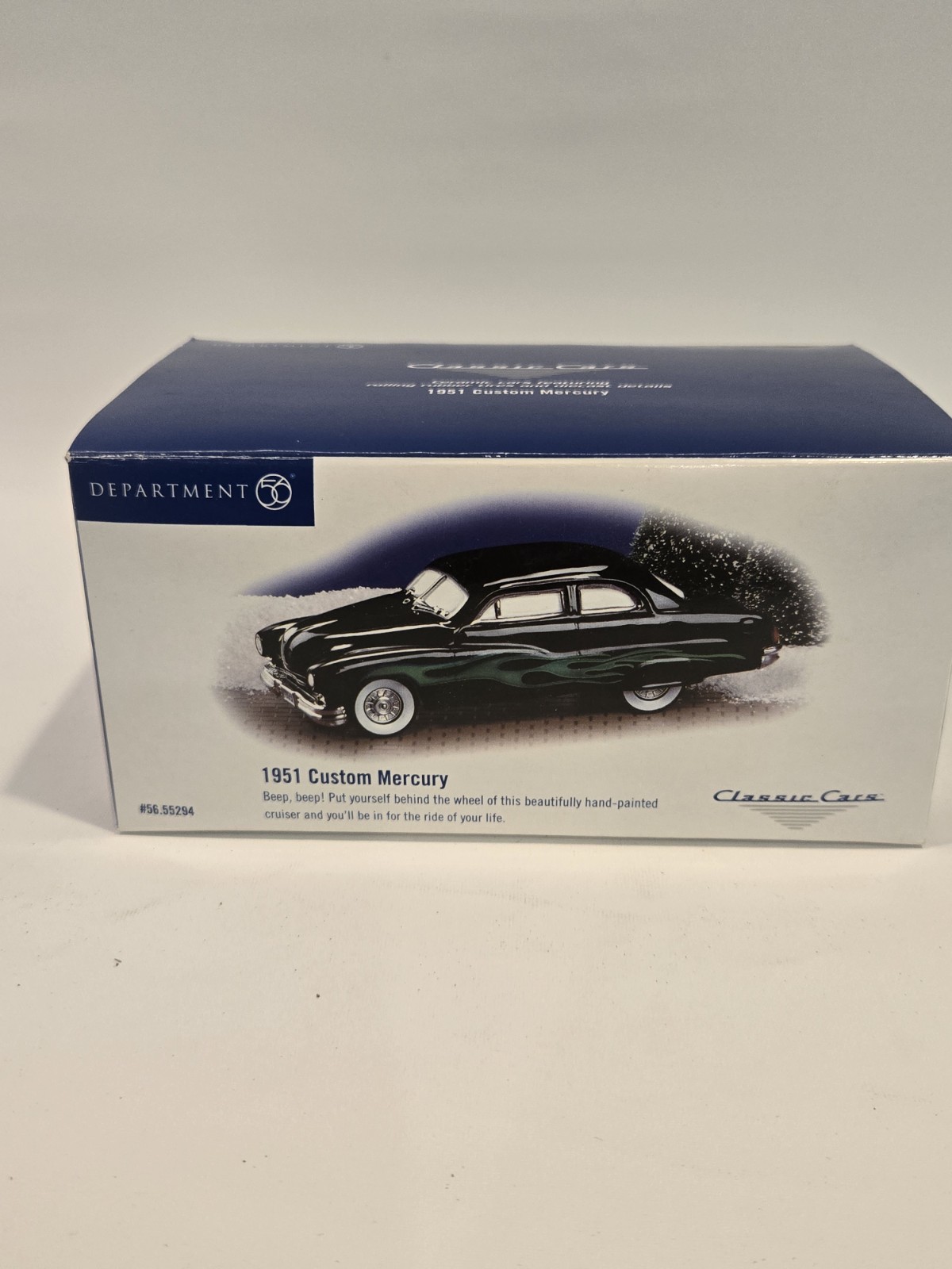 Dept. 56 1951 Custom Mercury #55294 Classic Cars Handpainted Christmas Accessory