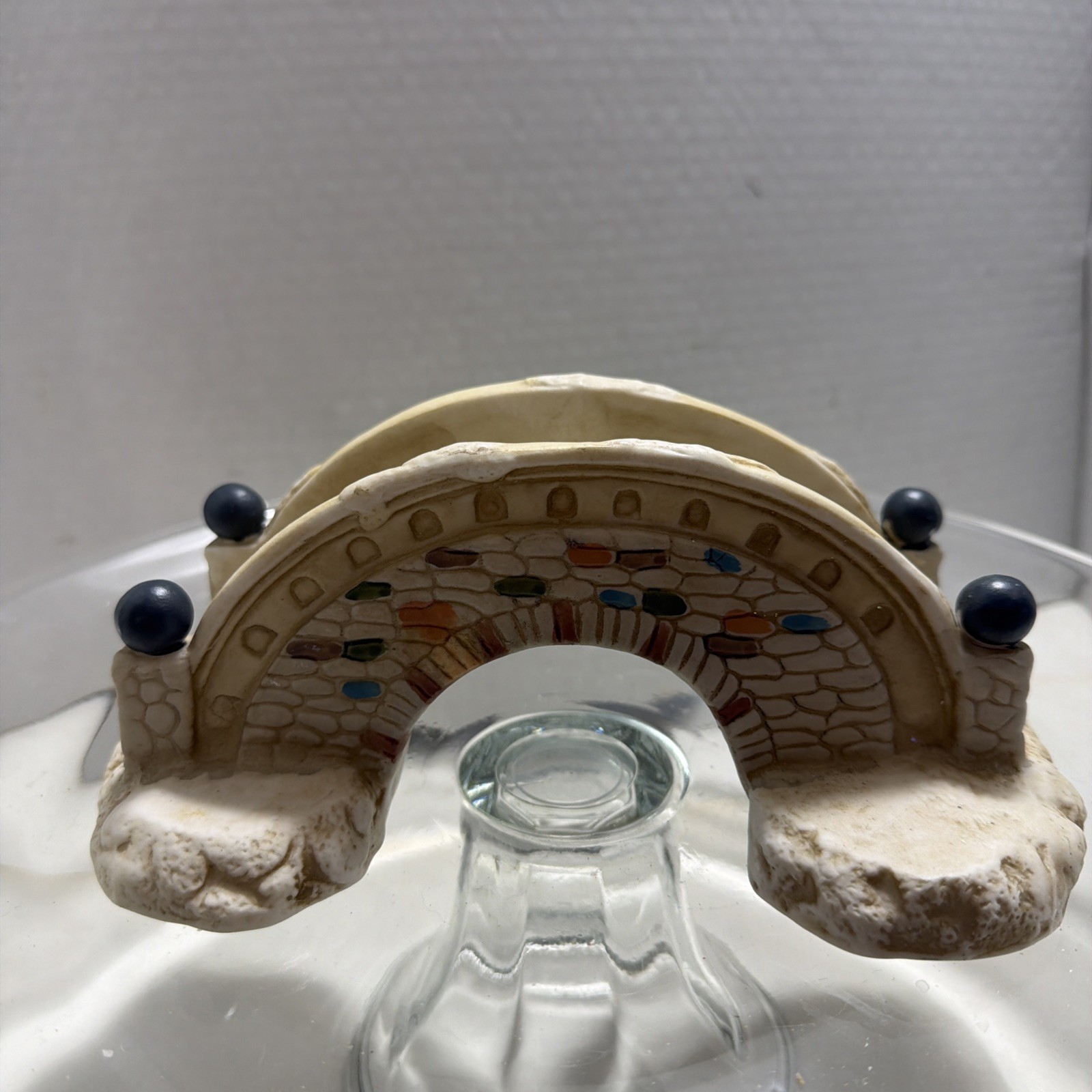 Velve Touch Porcelain “Bridge” Collectible Christmas Village Display