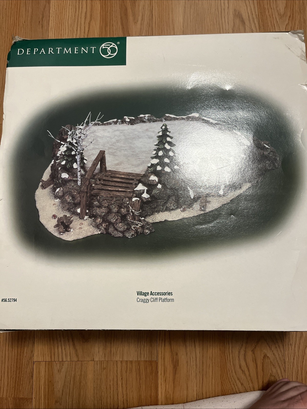 DEPT 56 CRAGGY CLIFF PLATFORM 52794 ACCESSORIES SNOW VILLAGE CHRISTMAS