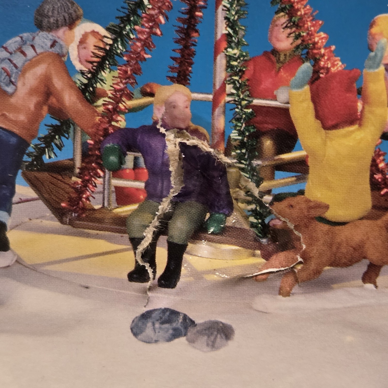 Lemax~14340~Lighted Animated Winter Playground Village Collection~Retired