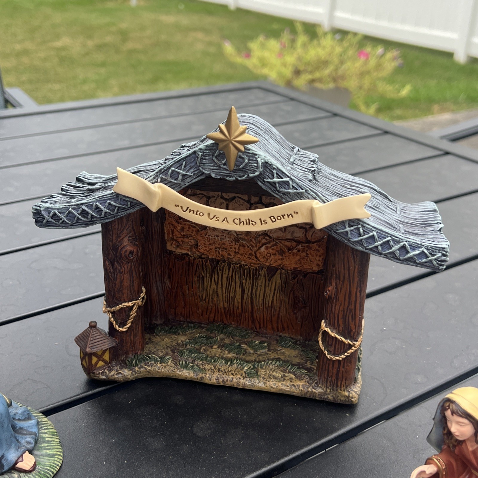 Thomas Kinkade The Holy Family & Holy Night Creche, Nativity Garland Hawthorne