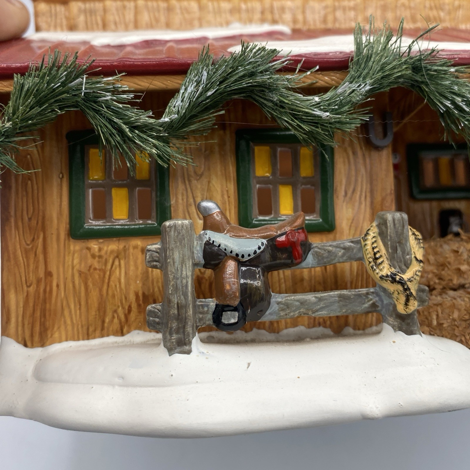 Department Dept 56 Snow Village Bucks County Horse Barn New Box 56.55049
