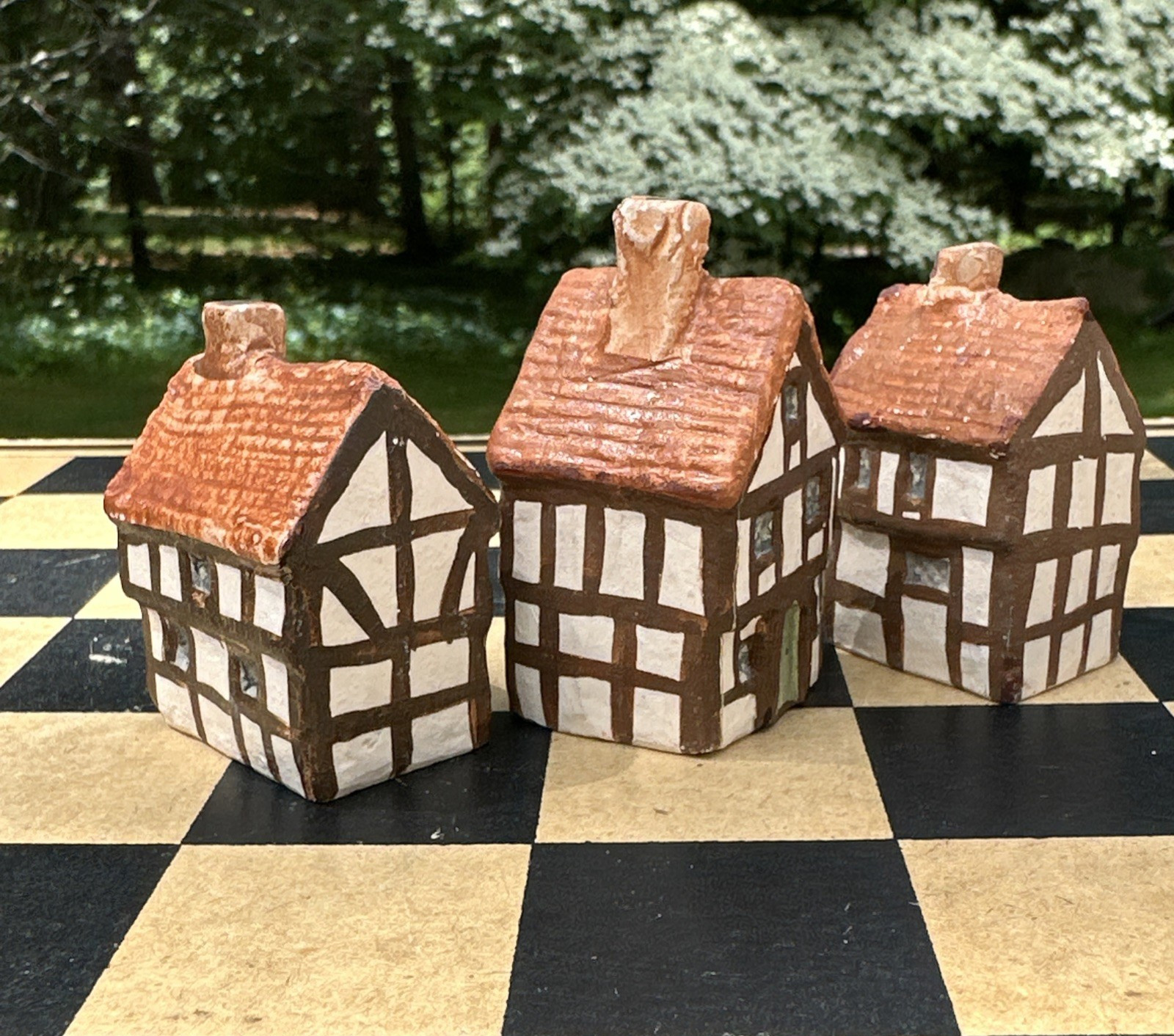 Vintage Lot of 8 Mini English Cottages David Winter 1982 Mudlen End Cartwright