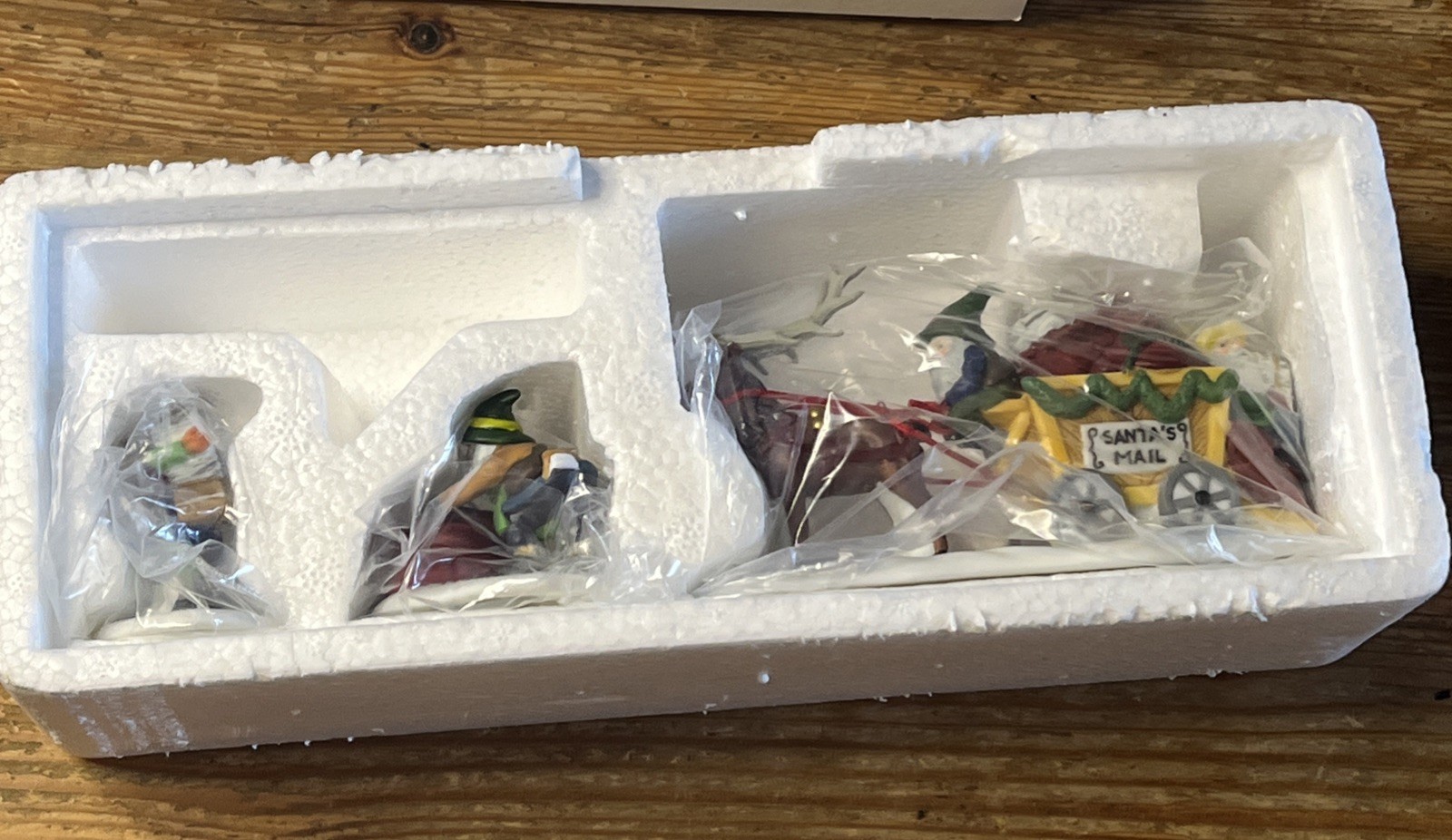 Letters For Santa Dept 56 Heritage Village #5602-9 Set 3 Pieces Santa’s Mail