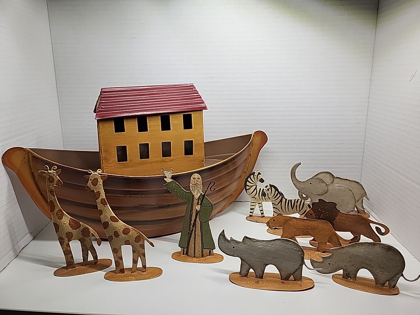 Noah’s Ark 12 Piece Metal Set Midwest Of Cannon Falls Double Sided