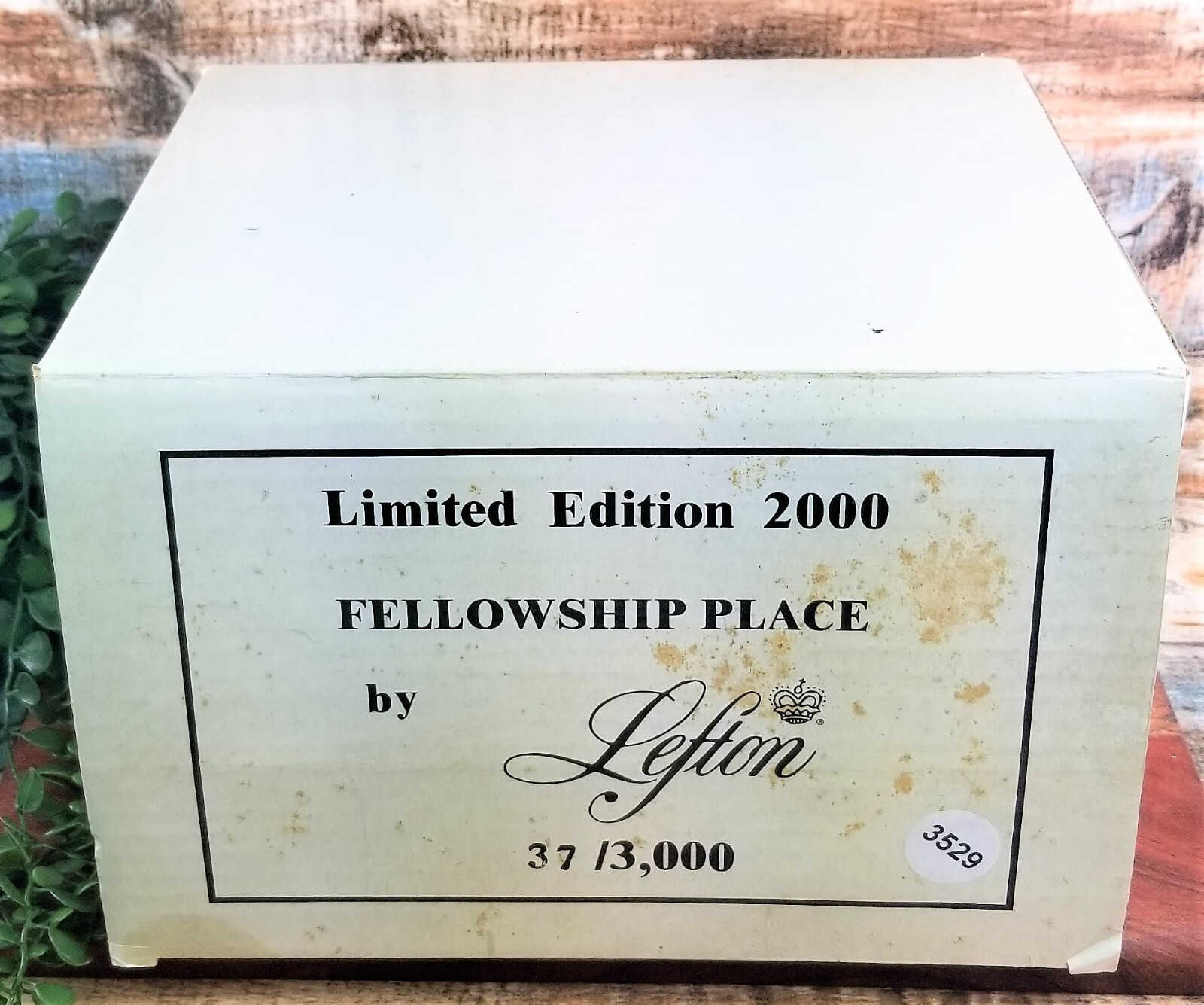 Lefton Colonial Christmas Village Fellowship Place 2000 Limit Ed 37 of 3000 NOS