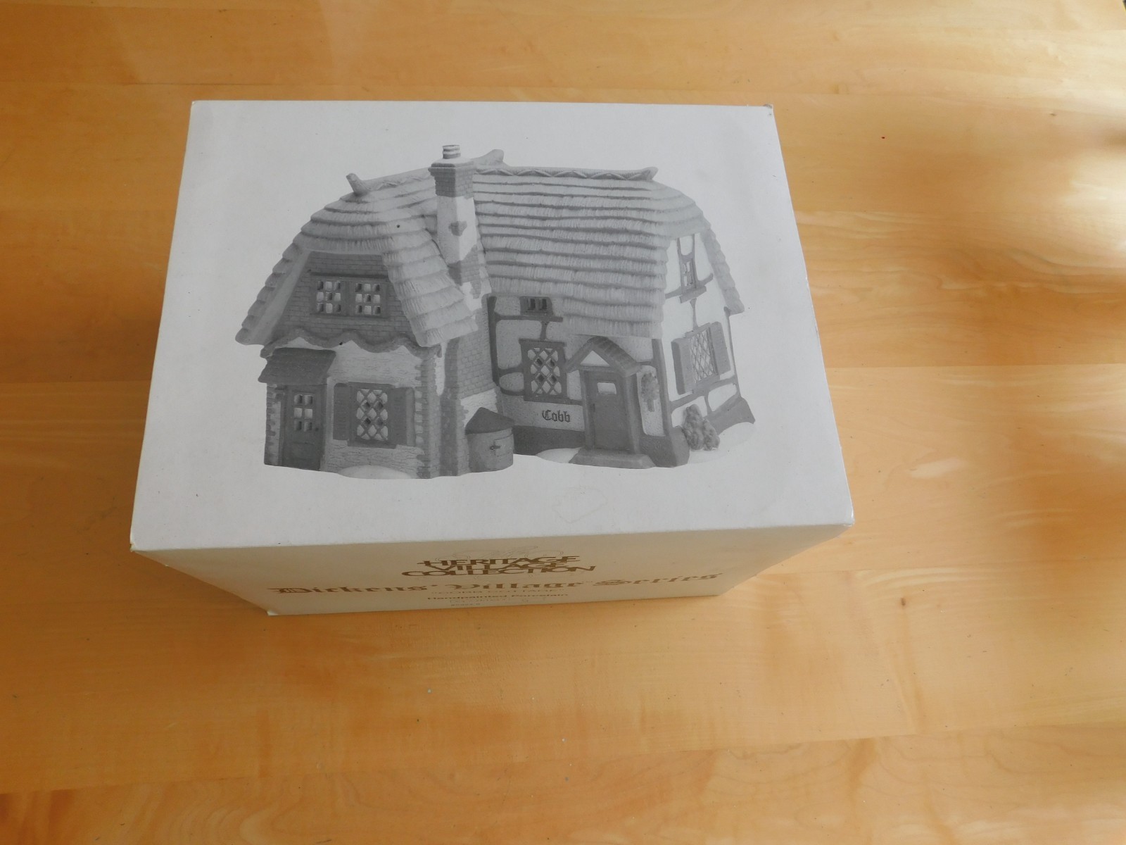 Cobb Cottage 1994 -Department 56, Dickens Village Series, #58246, Light & Box
