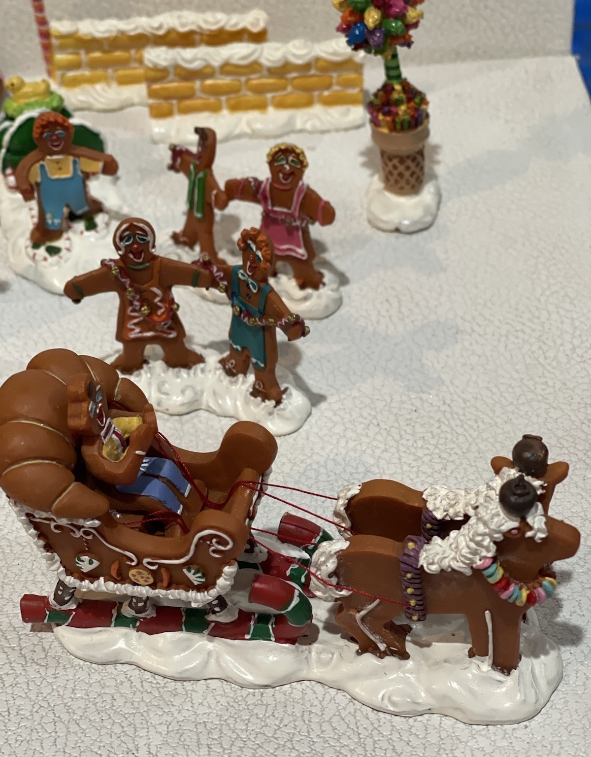 Lemax Gingerbread Sugar & Spice Christmas Village Figurines Roads Approx 100 pcs